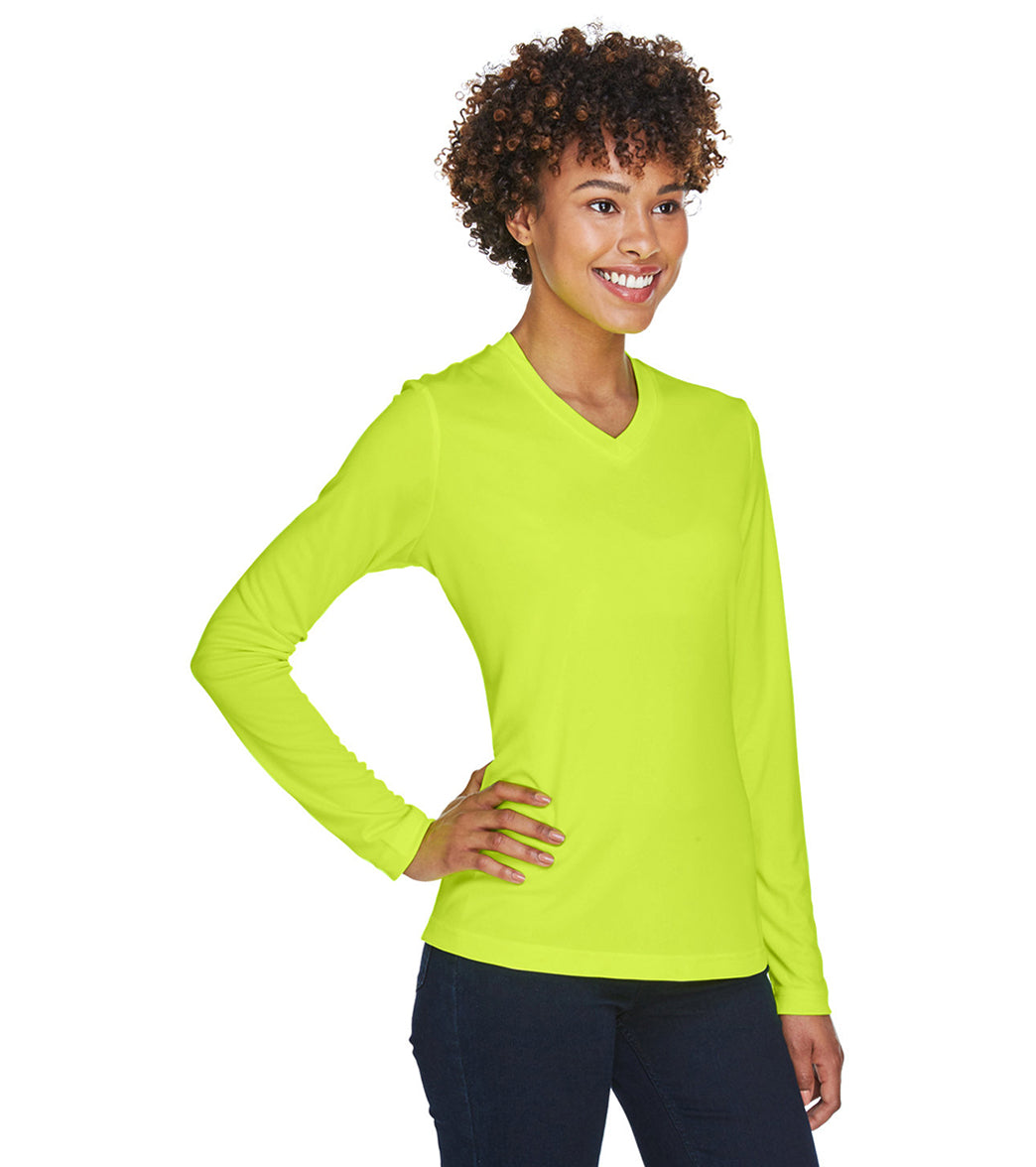 Team 365 Women's Zone Performance Long Sleeve T-Shirt、mySite、noshort