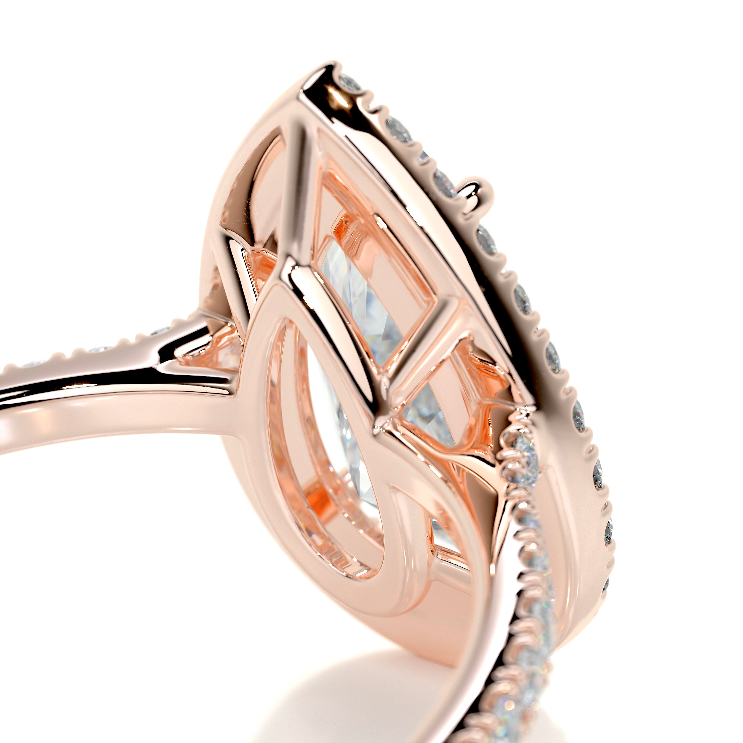 Sophia Moissanite & Diamond Ring -14K Rose Gold、mySite、hinf8tx79