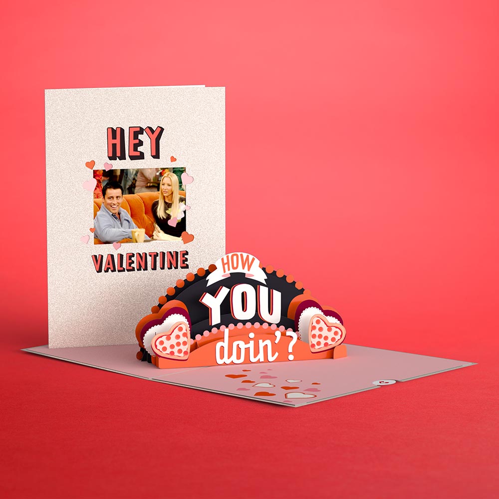 Friends How You Doin'? Valentine Pop-Up Card、mySite、solidvoid