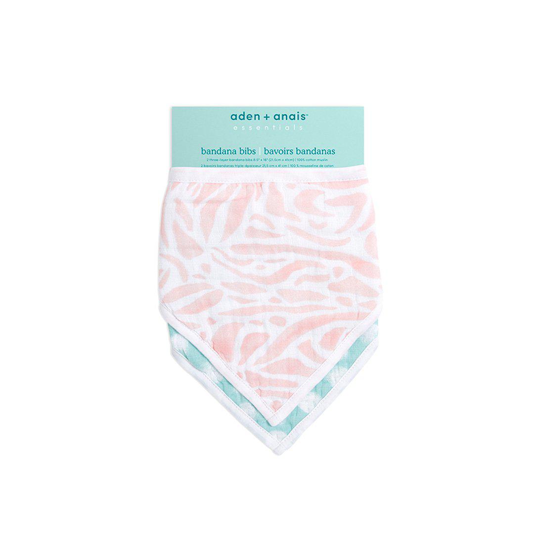  aden + anais Essentials Bandana Bibs - Tropicalia - 2 Pack、mySite、merchandisen