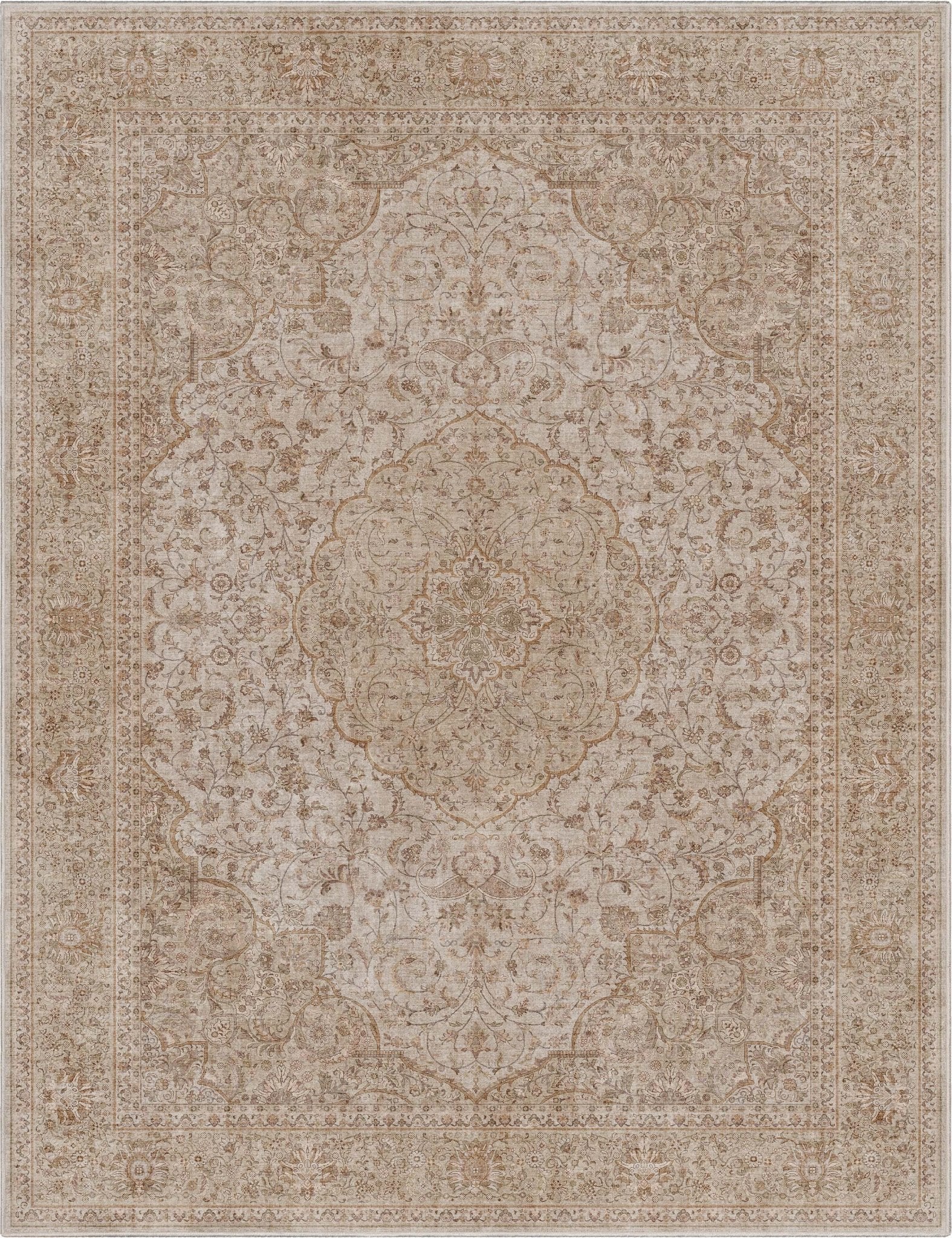 Asha 2-in-1 Odette Vintage Flat-Weave Rug + Rug Pad Included、mySite、gigharbornorthrealestate