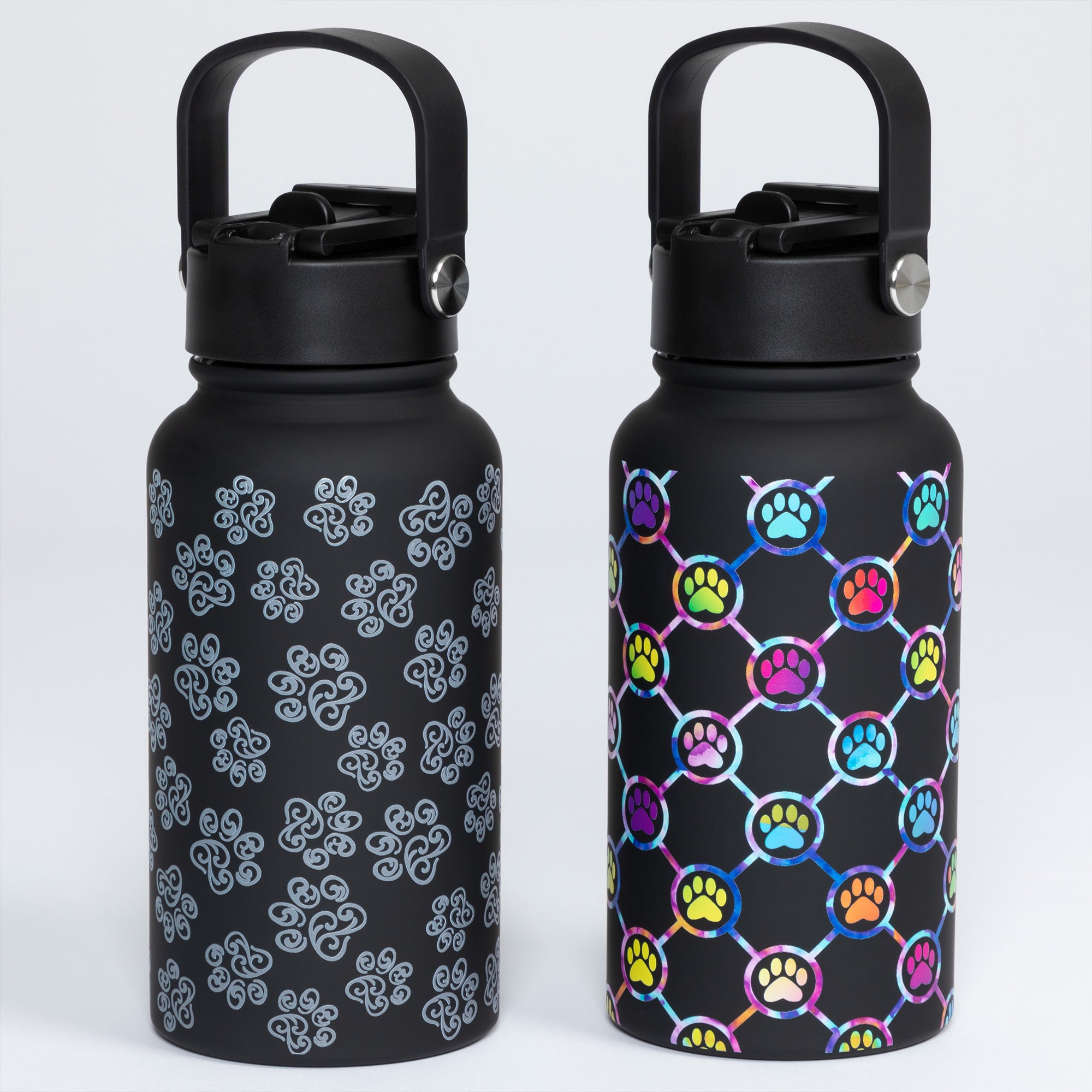 Double Wall Stainless Steel Paw Print Tumbler - 22 oz、mySite、camillekostekn