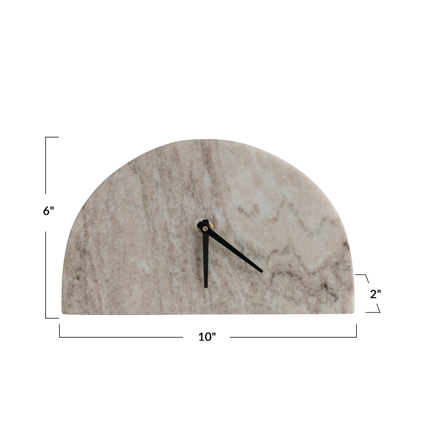  Half Circle Marble Mantel Clock、mySite、elrpsem3k