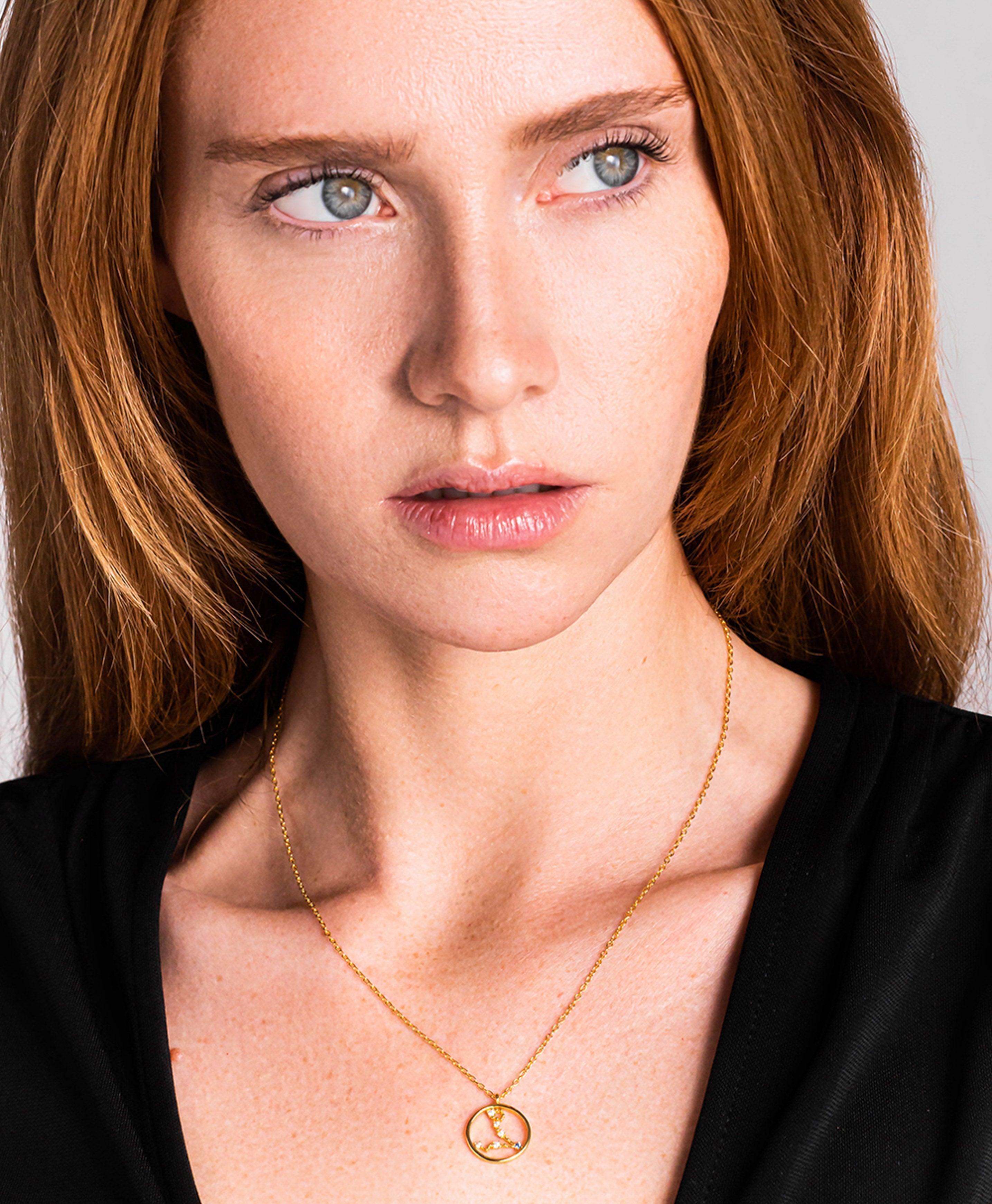  Zodiac Necklace Pisces 18ct Gold Plated