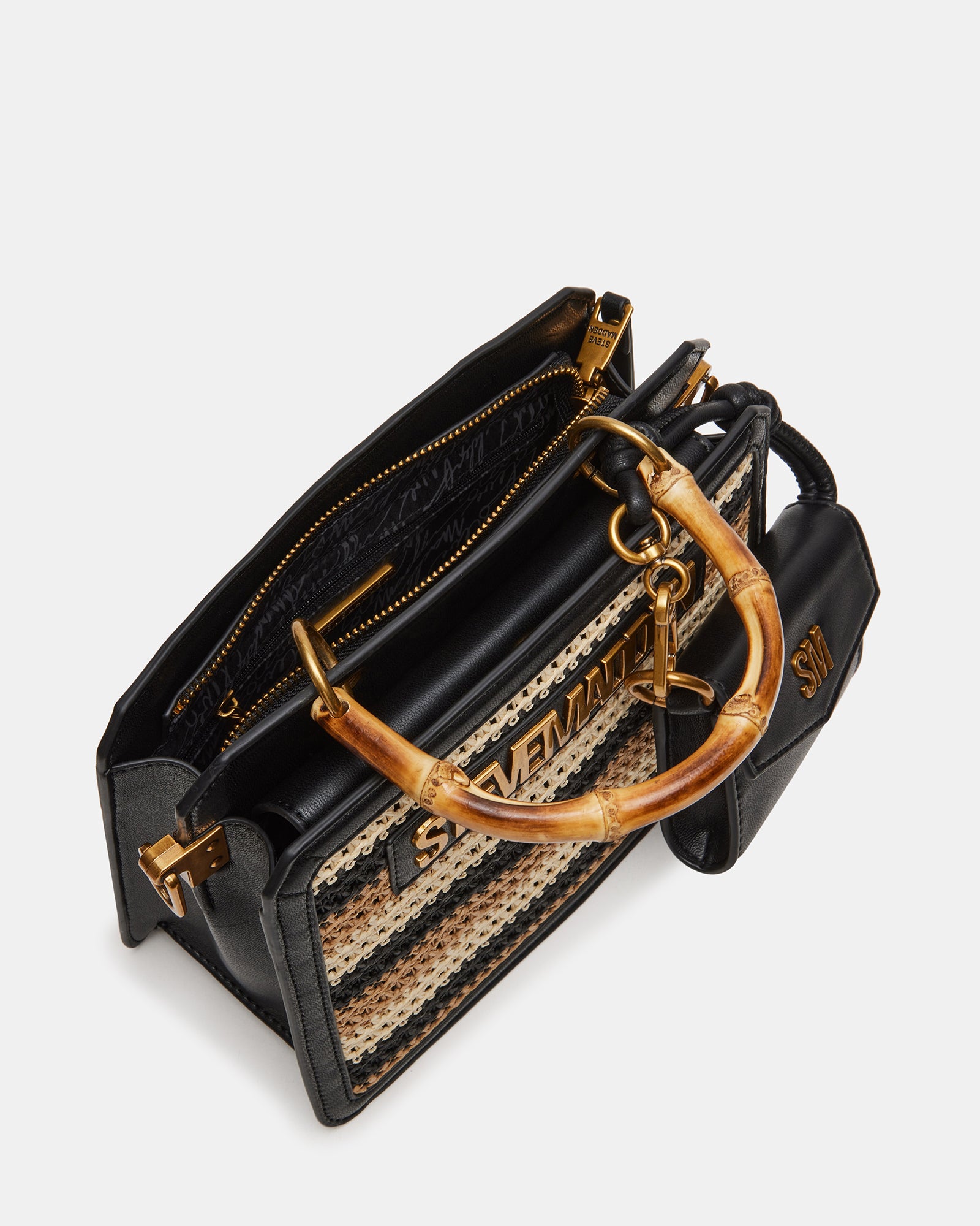EVELYN BEACHY BAG BLACK/TAN、mySite、gtrtttuynbv