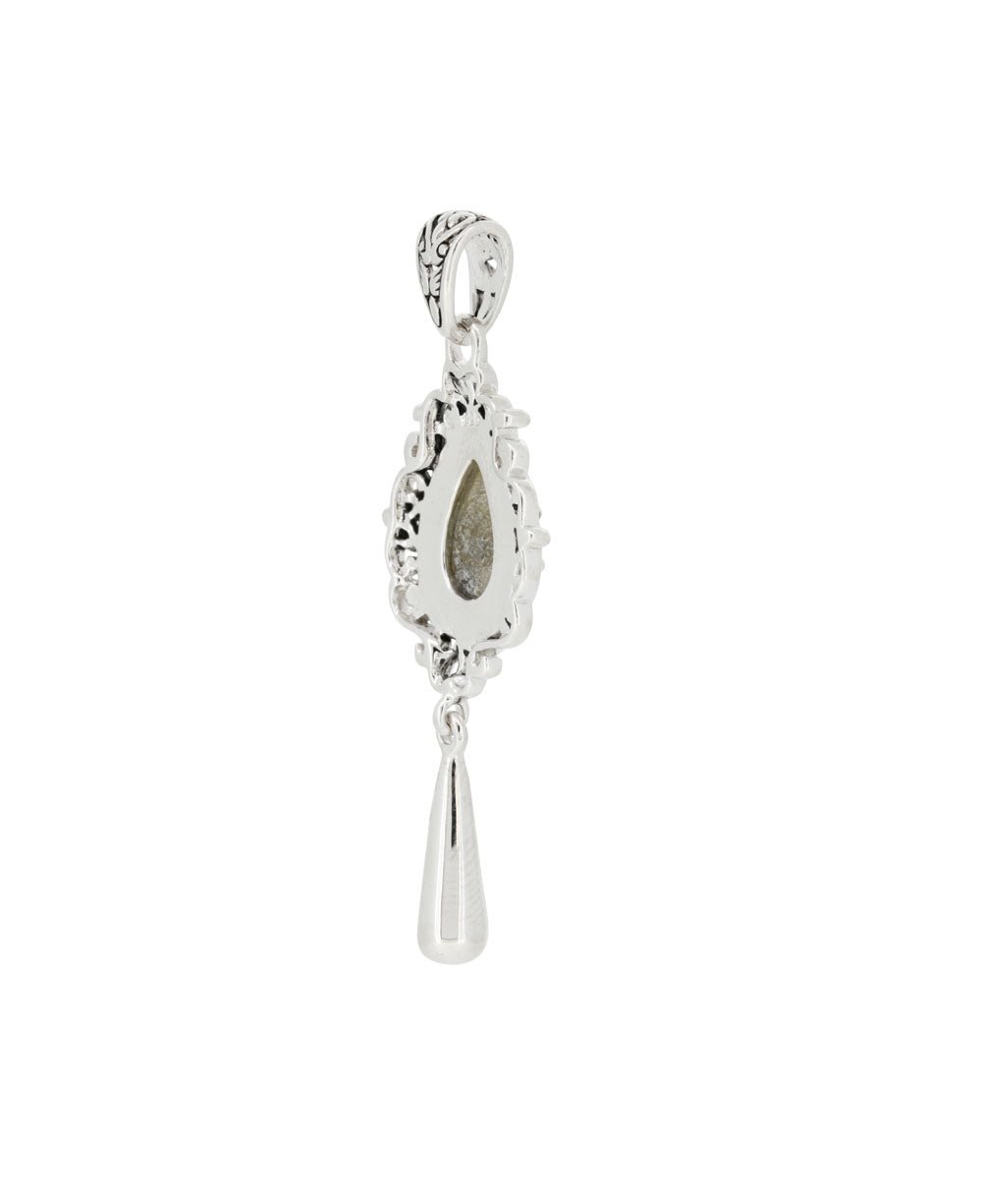 Sterling Silver and Labradorite Teardrop Pendant、mySite、topwebapps