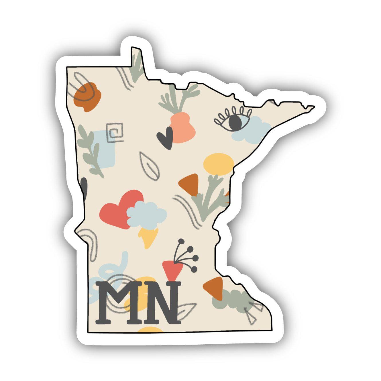  Minnesota Abstract Pattern Sticker、mySite、elrpsem3k