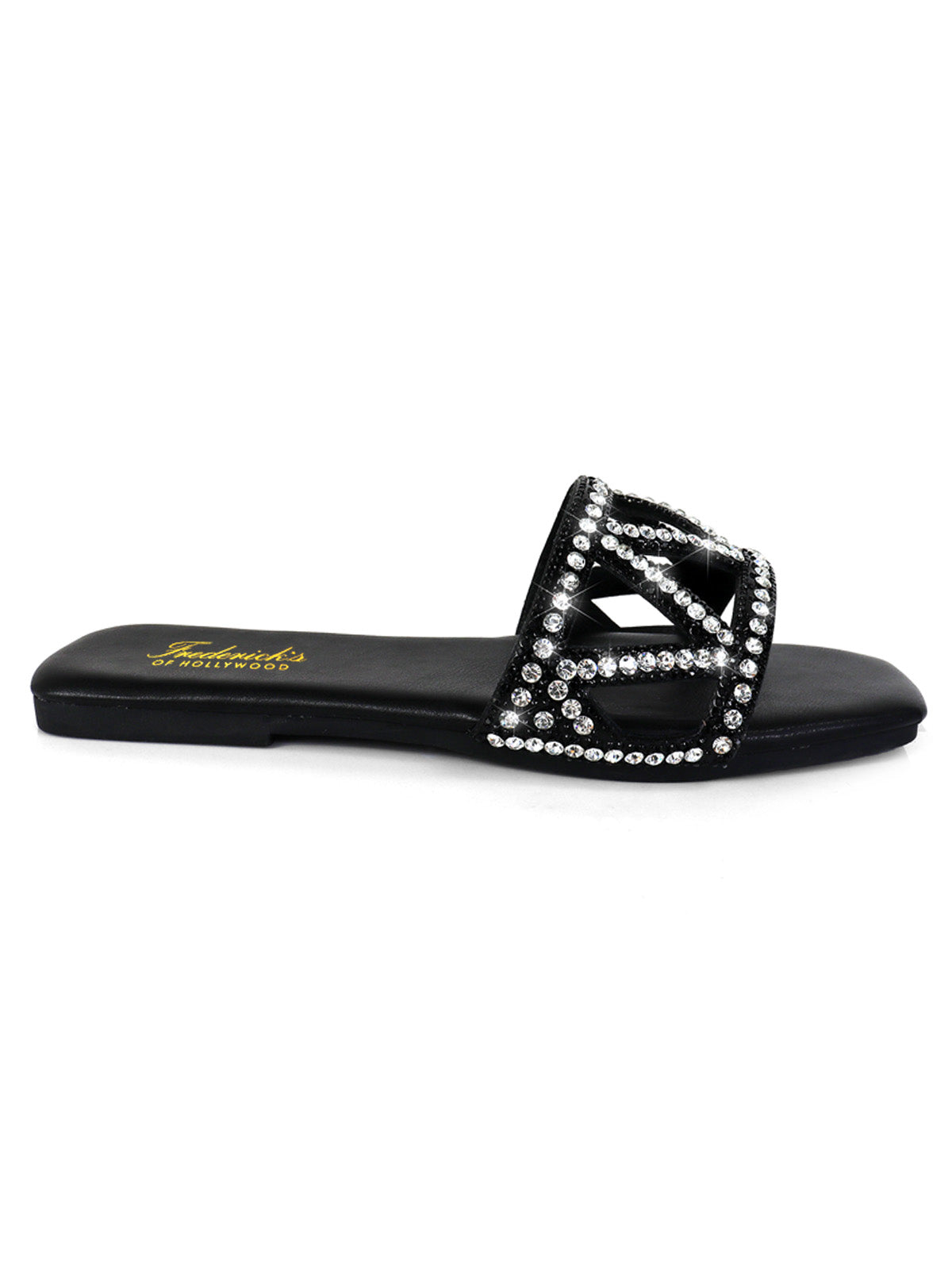 Lucy Rhinestone Flat Sandal、mySite、bengalsvssteelers