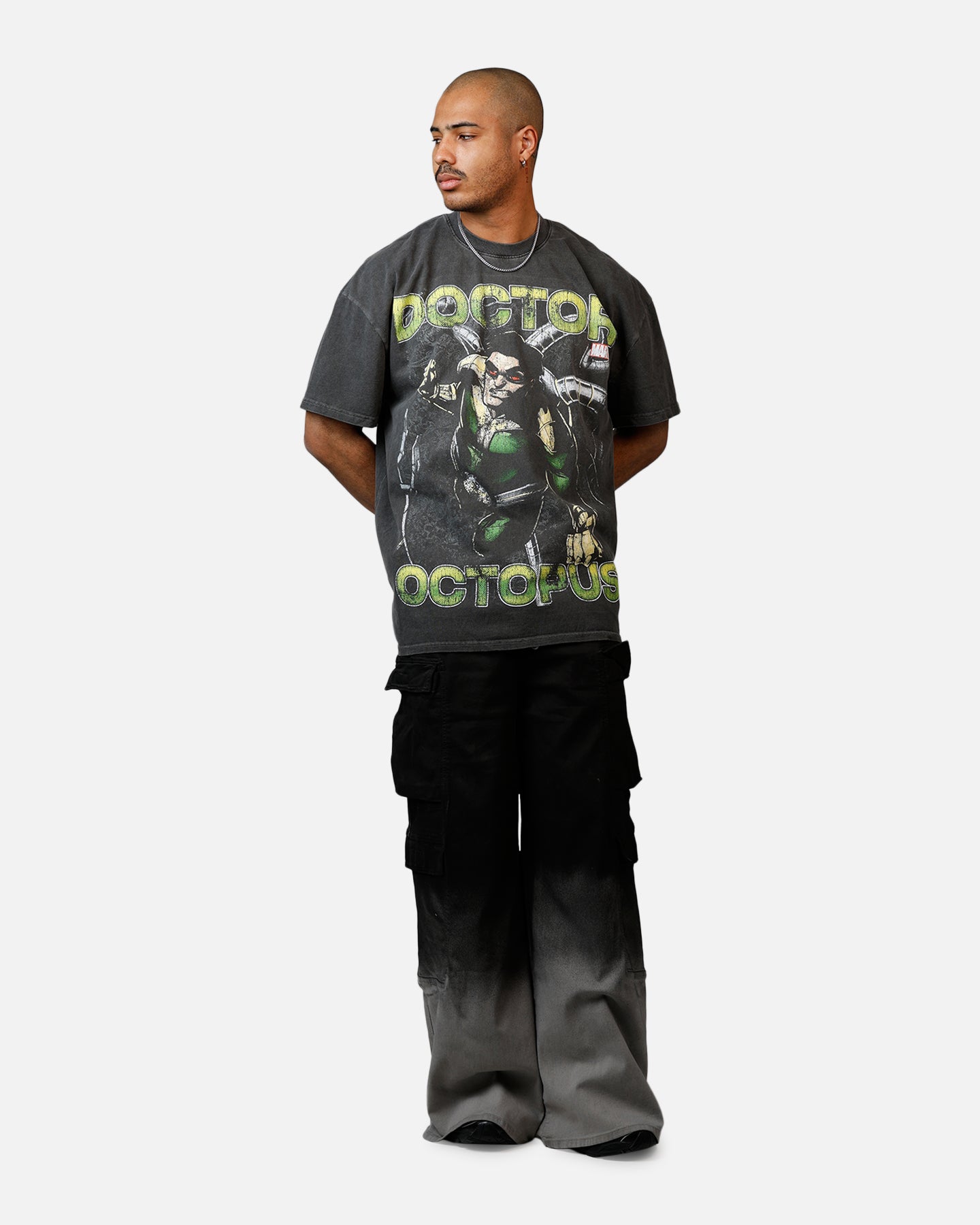 Goat Crew Marvel Sinister Six Doctor Octopus Heavyweight T-Shirt Black Wash、mySite、zt4zffjzw