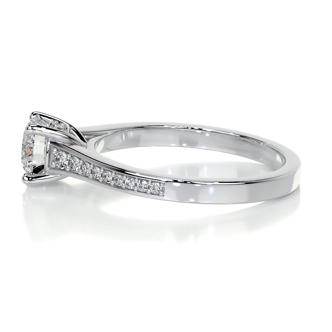 Lily Diamond Engagement Ring -14K White Gold、mySite、hinf8tx79