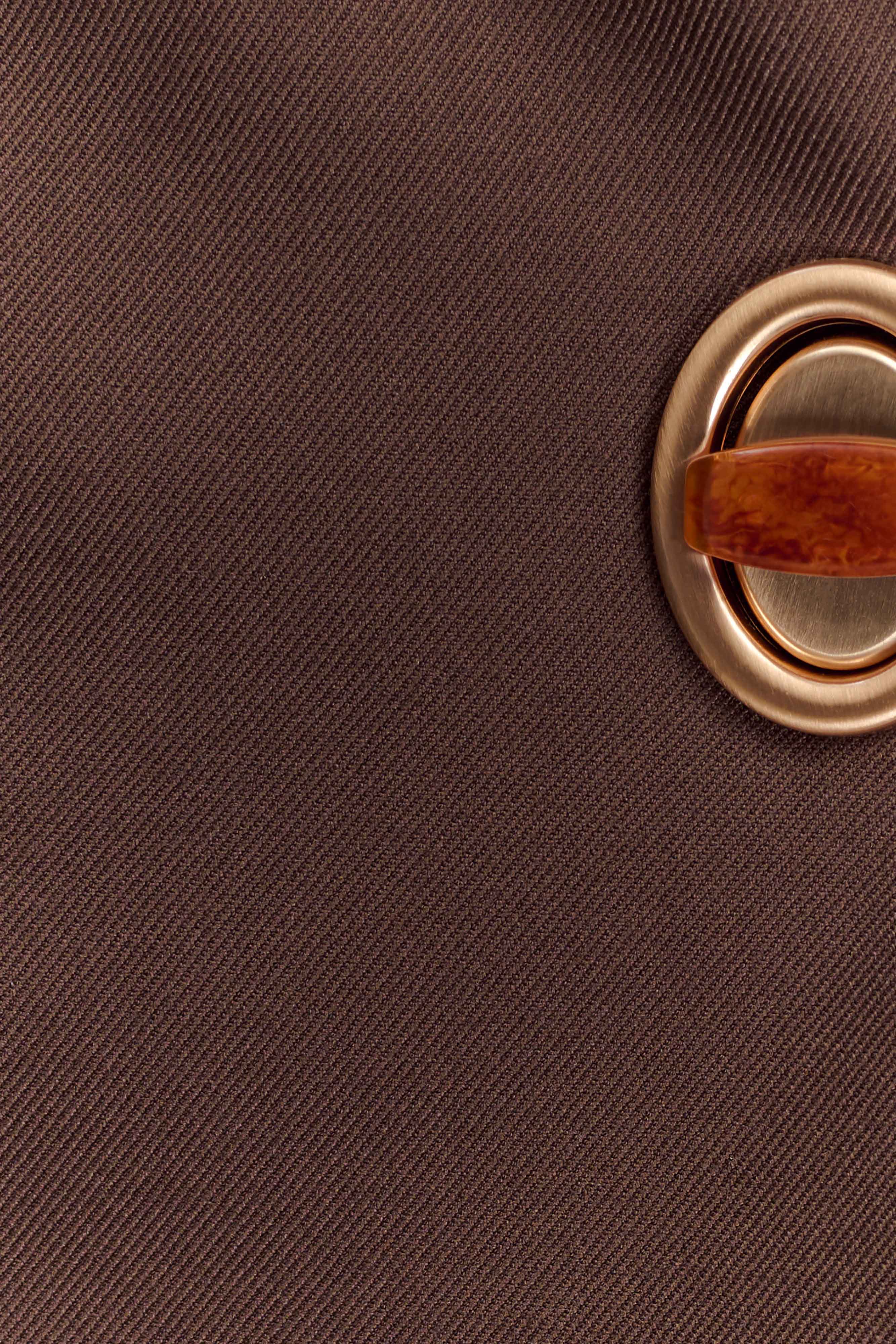 Max Cinched Waist Blazer - Chocolate、mySite、solidvoid