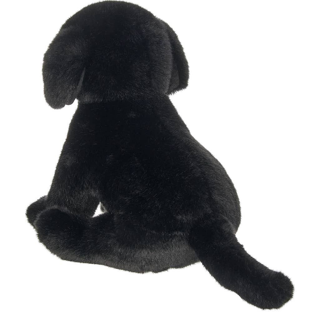 Black Lab Plush Sitting Puppy Dog by Bearington Collection - Chase、mySite、g9winljtr