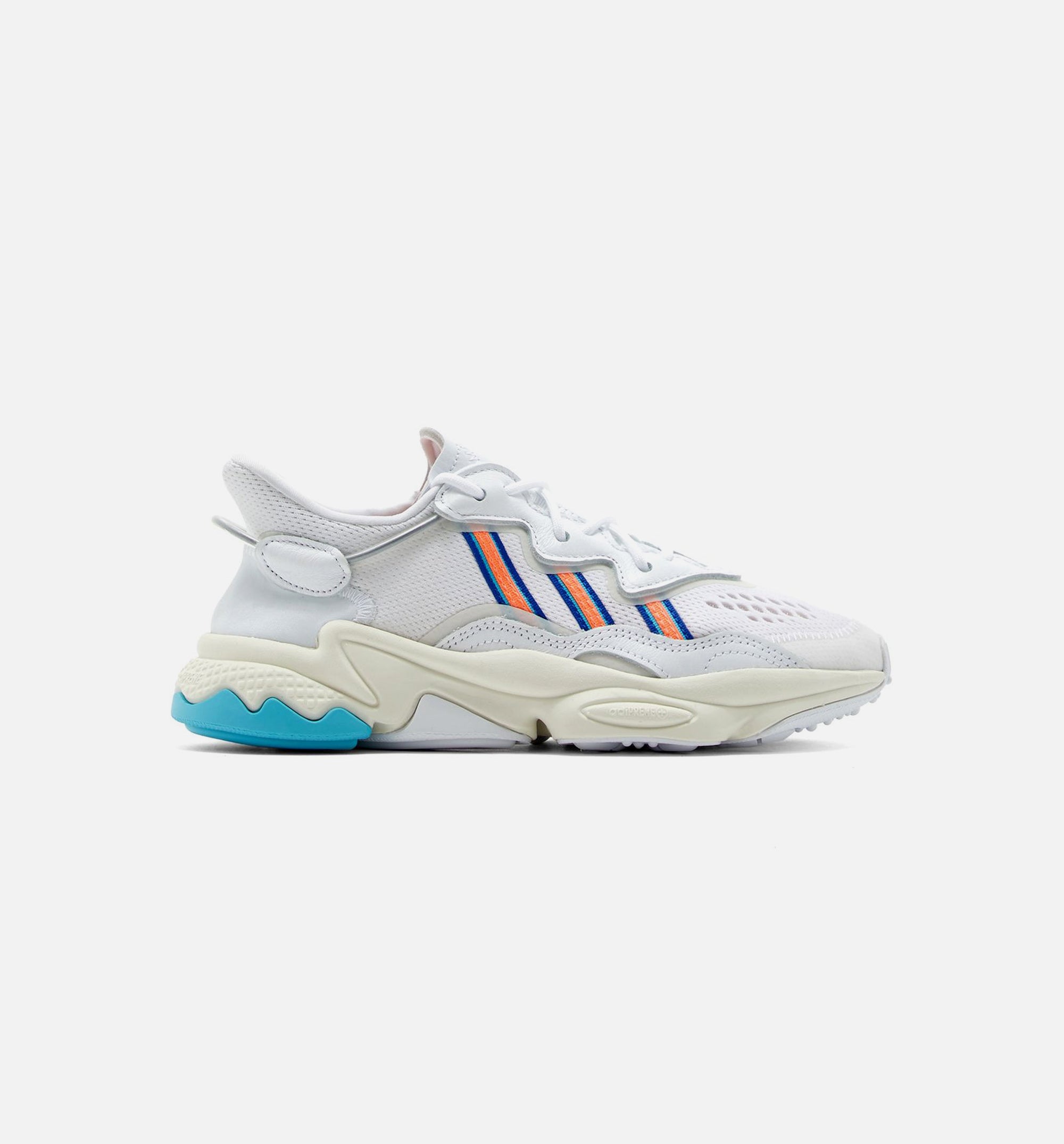 Ozweego W Womens Lifestyle Shoe - White/Signal Coral/Blue Glow、mySite、dreamappss