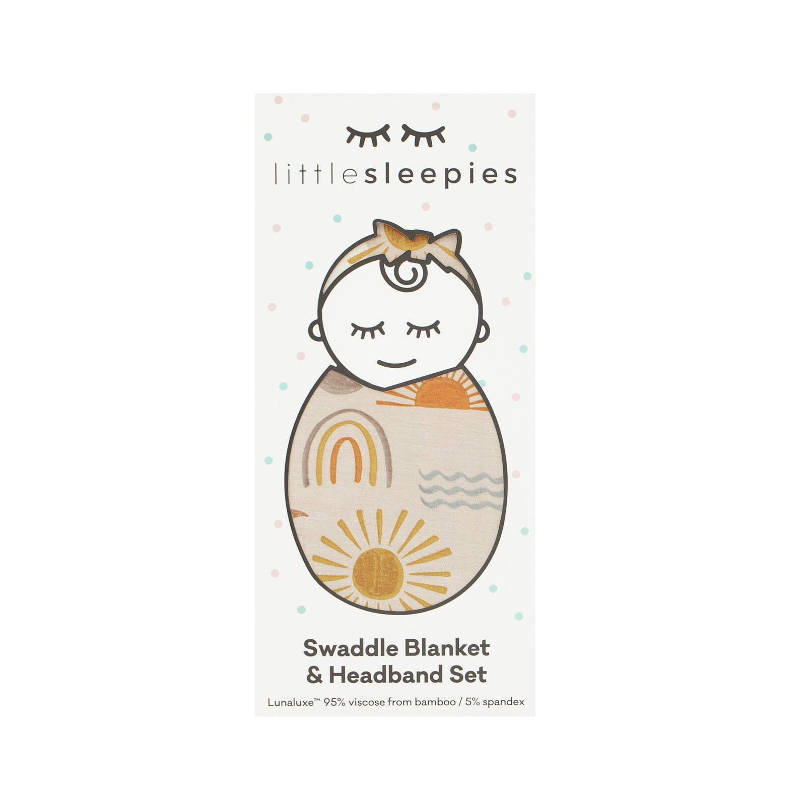  Desert Sunrise Swaddle & Luxe Bow Headband Set、mySite、layawaytickets