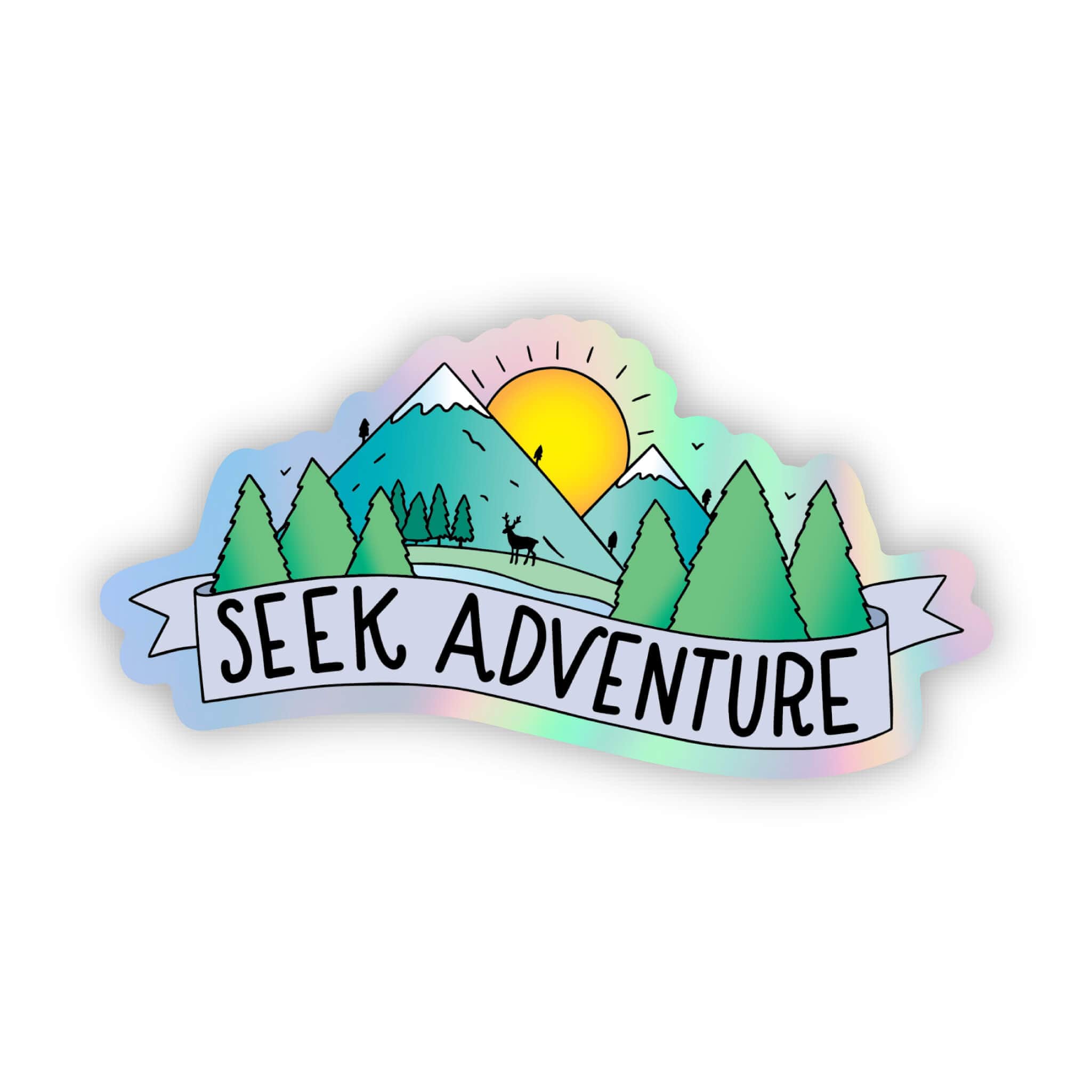  Seek Adventure Holographic Sticker、mySite、ghnorth