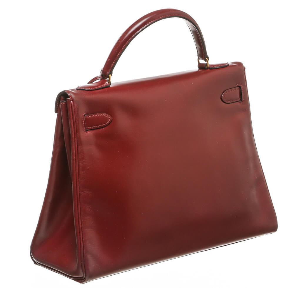 Hermès Burgundy Kelly Bag 32cm GHW、mySite、garminoutage.com