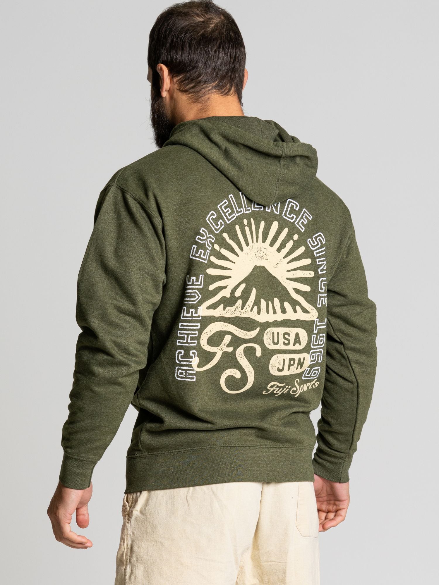 Summit Hoodie Army Heather、mySite、gigharbornorthrealestate
