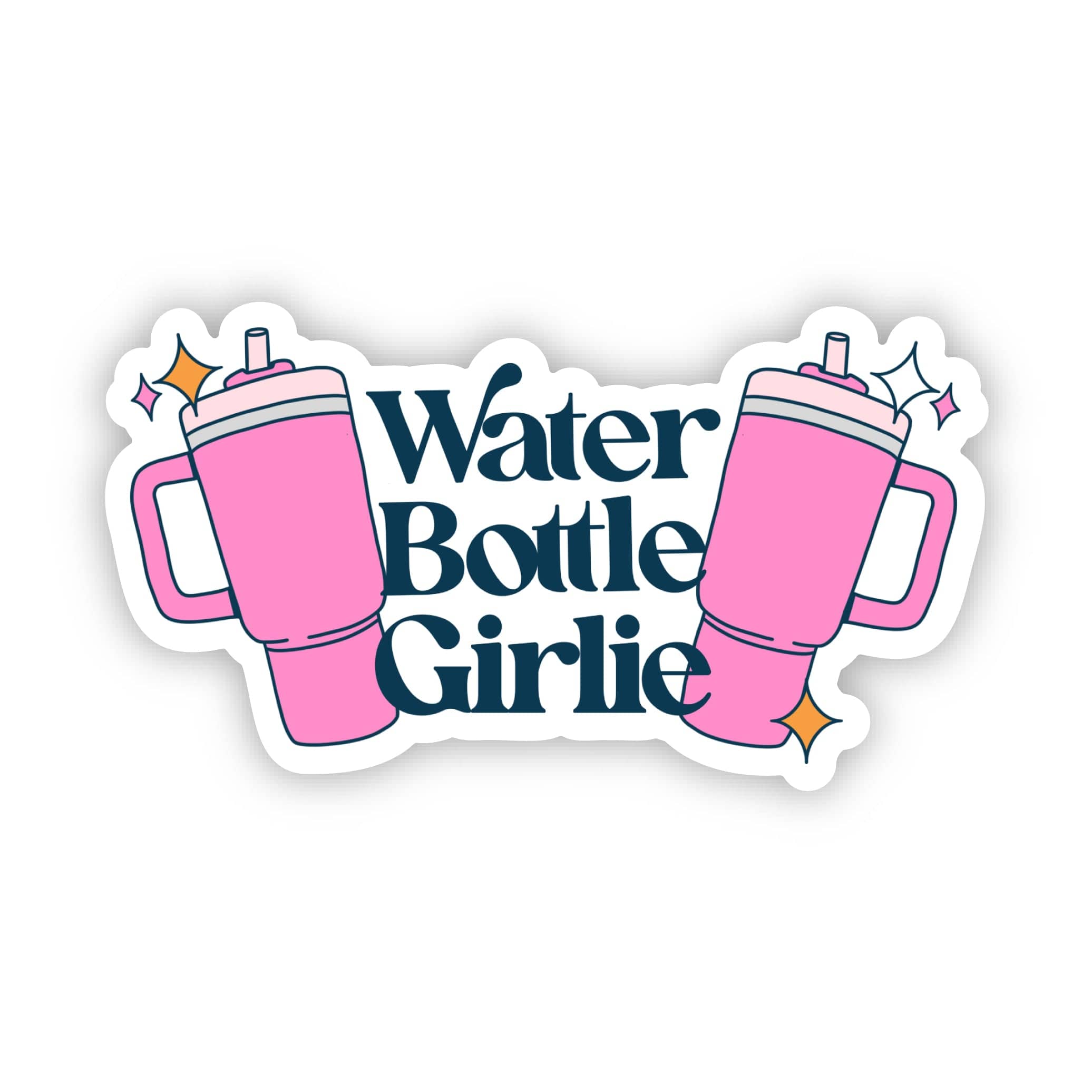  Water Bottle Girlie Pink Sticker、mySite、ghnorth