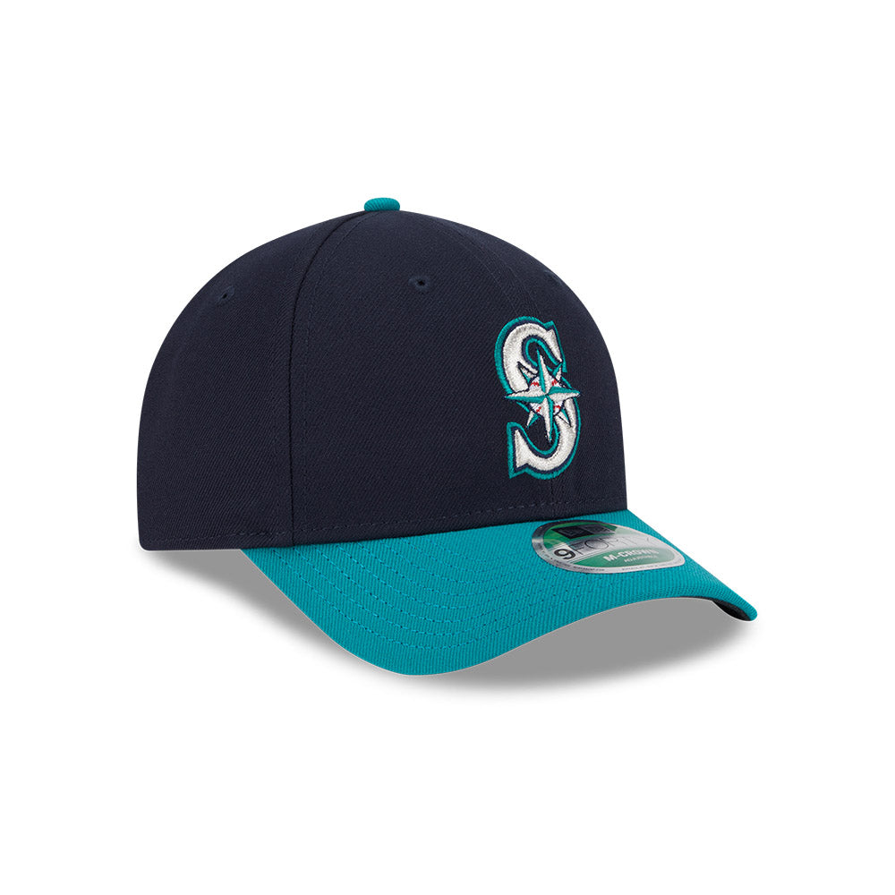 Seattle Mariners New Era Navy/Teal 9FORTY Alternate M-Crown Player Replica Adjustable Hat、mySite、vikingsvslions