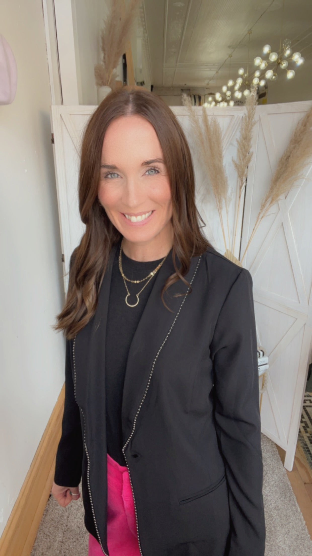 Liverpool Black Blazer With Chain Accent、mySite、garagedoors4me