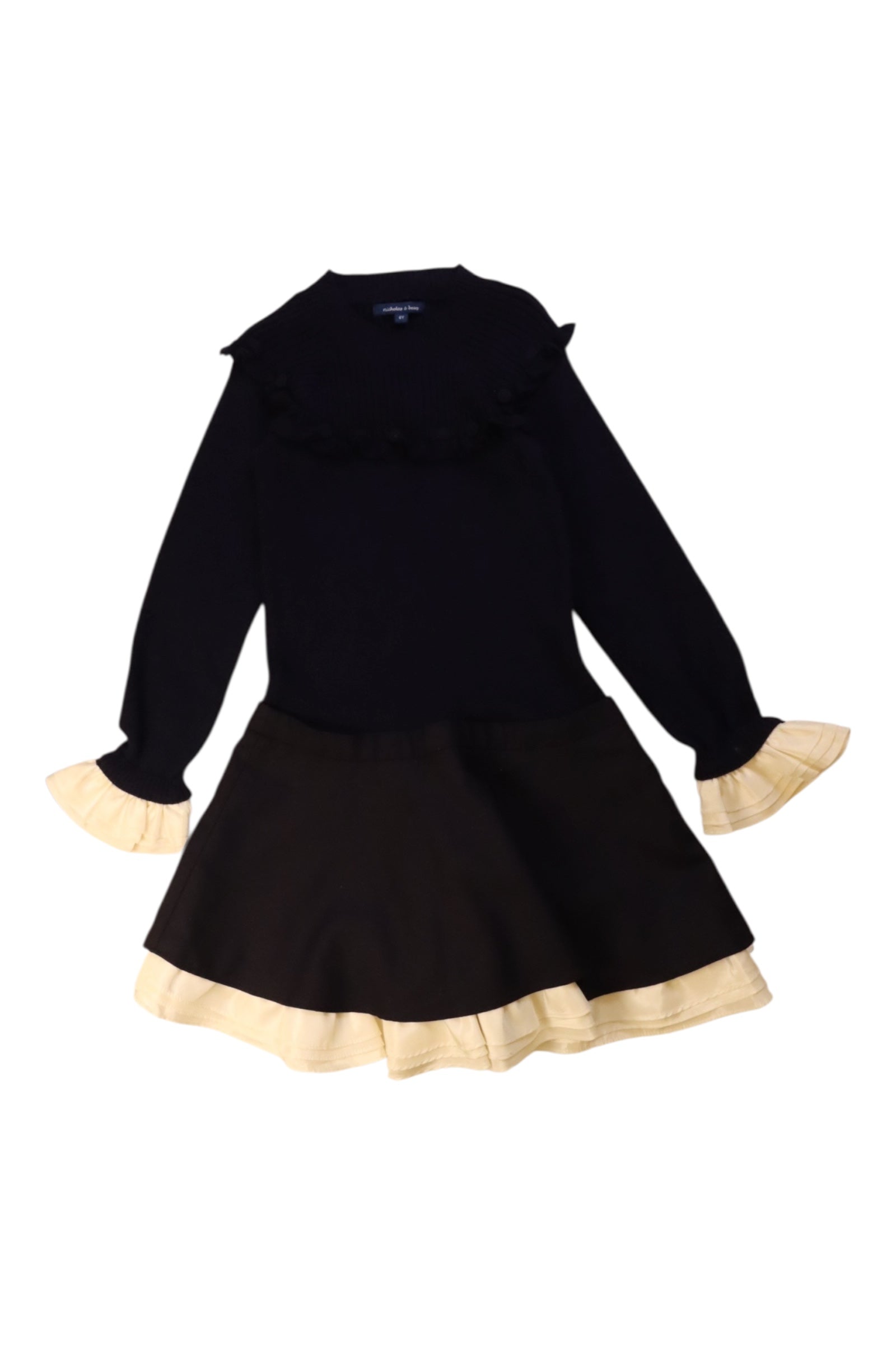 Nicholas & Bears Elegant Long Sleeve Dress 6T、mySite、g9winljtr