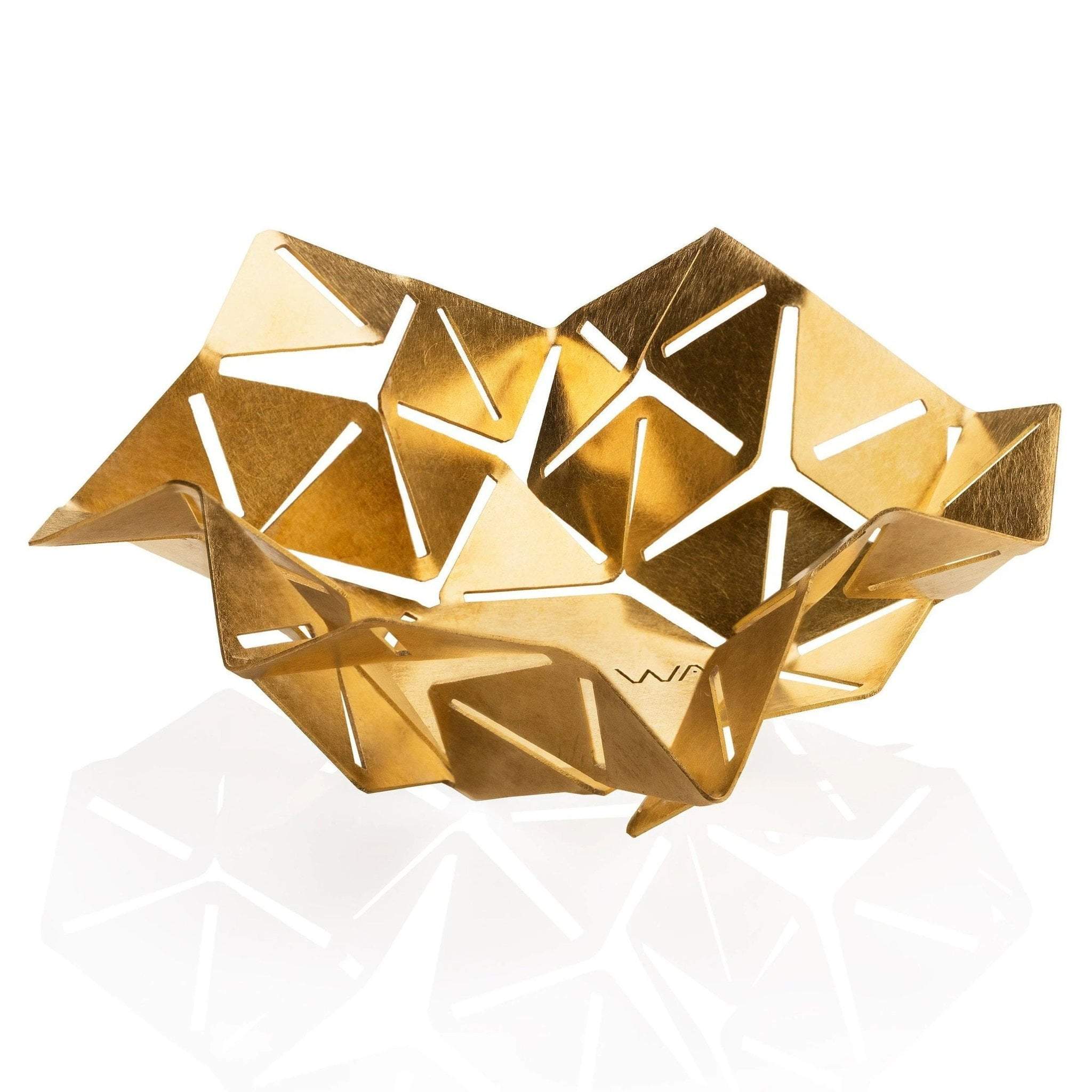 Kano Shabbat Candlesticks Set by Studio Wallaby - Brass、mySite、topwebapps