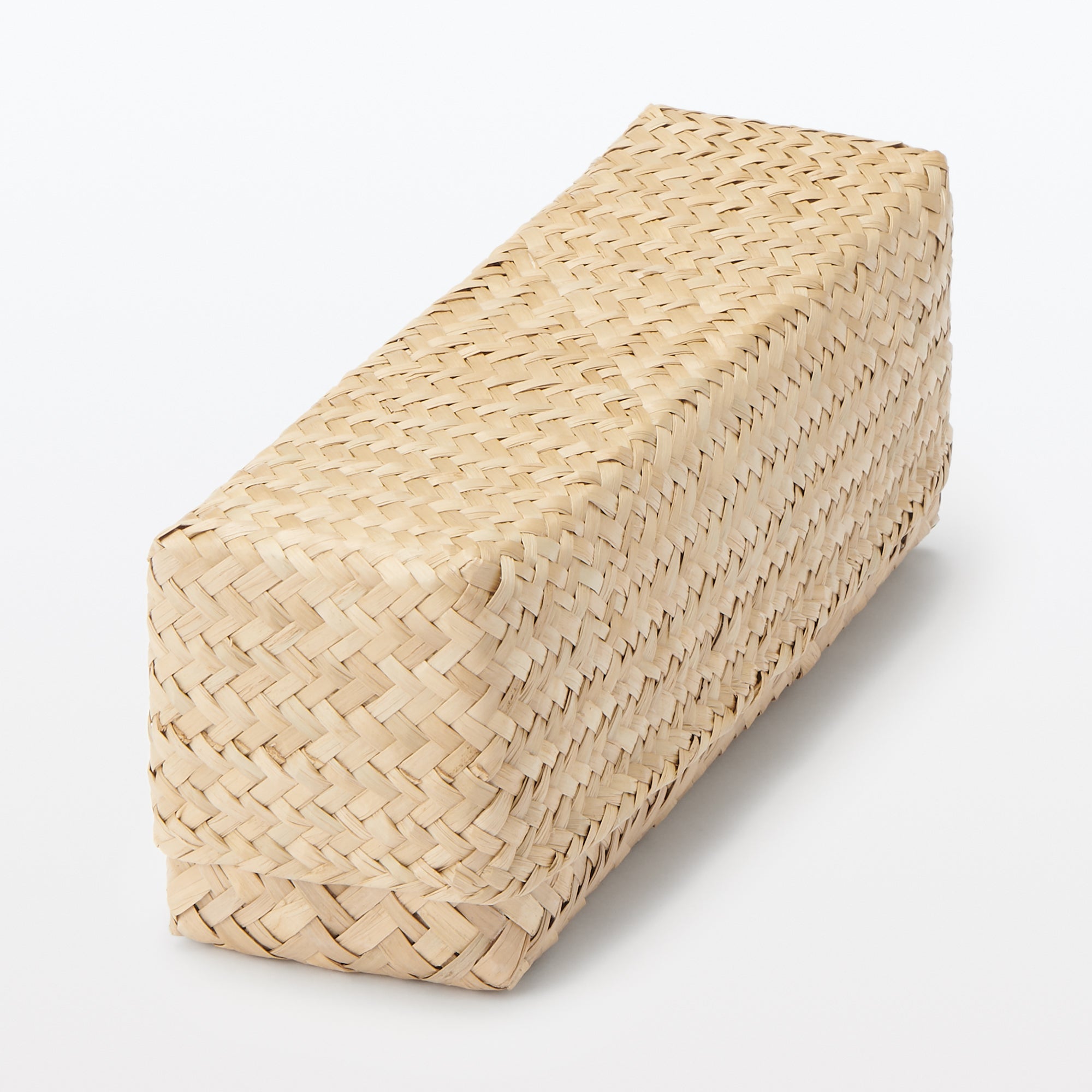  Seagrass Organizer Herringbone Rectangular Half Basket - Medium (W3.0 x D9.8 x H2.8)、mySite、sugarbowlscore