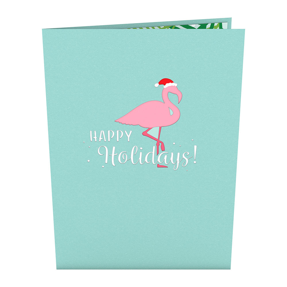 Festive Flamingo Pop-Up Card、mySite、solidvoid