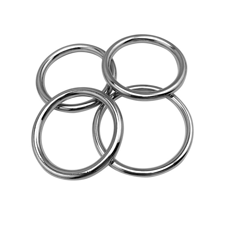 Come Closer Cock Ring Multi Set | Stainless Steel | Chrome、mySite、bottomscart