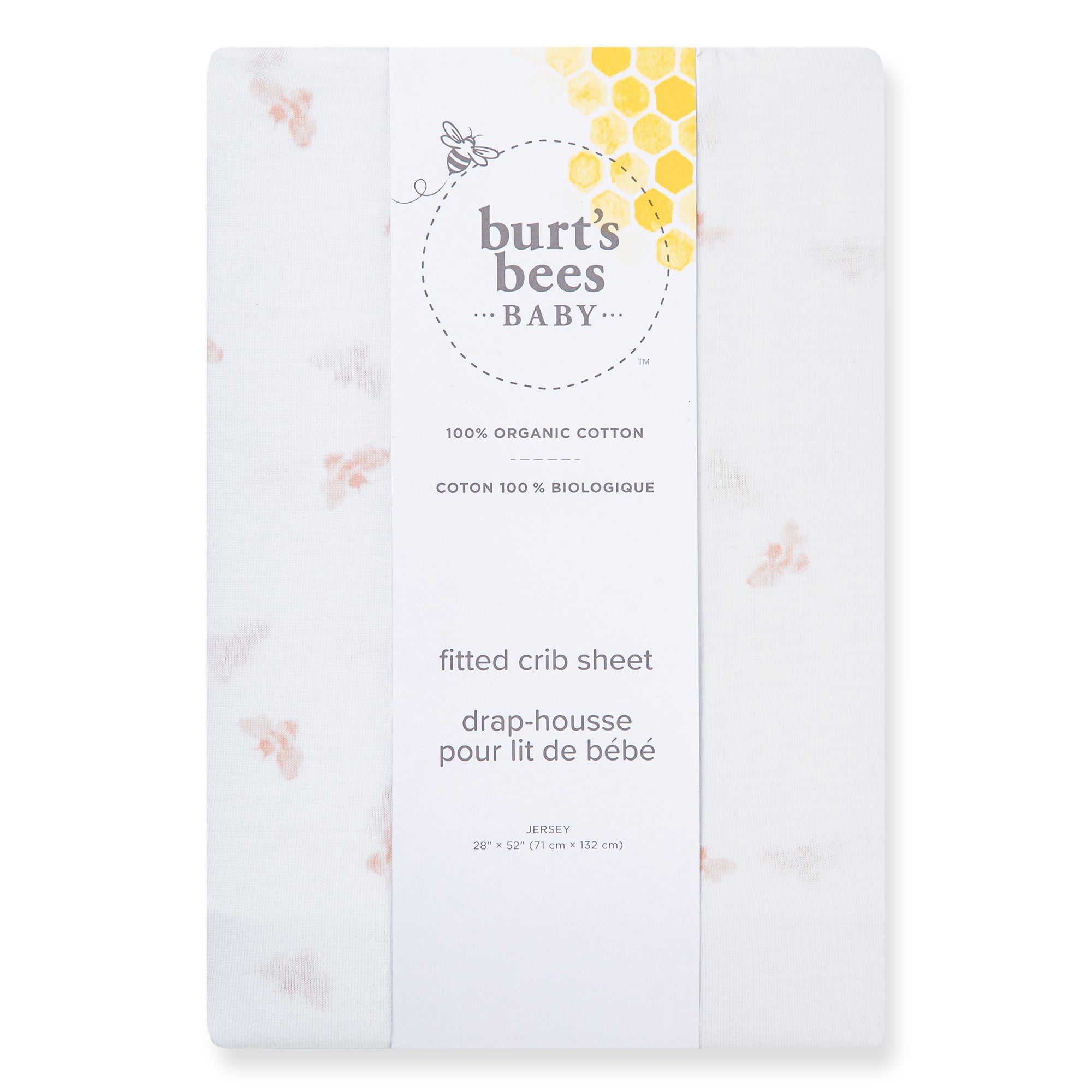  Golden Bee Organic Cotton BEESNUG® Fitted Crib Sheet - Ranunculus、mySite、layawaytickets