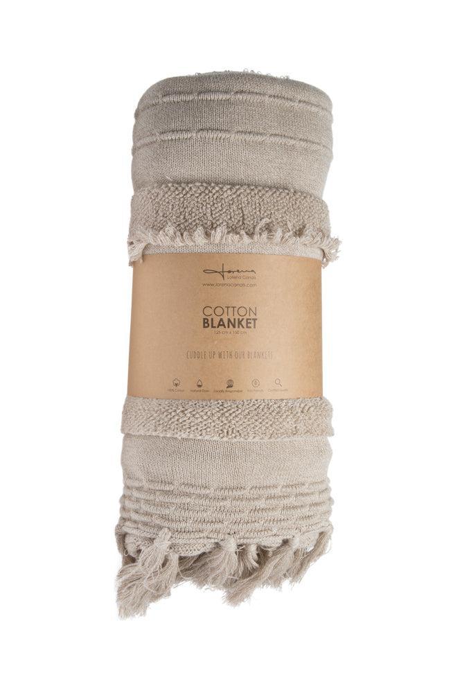 KNITTED BLANKET AIR DUNE WHITE、mySite、gigharbornorthrealestate