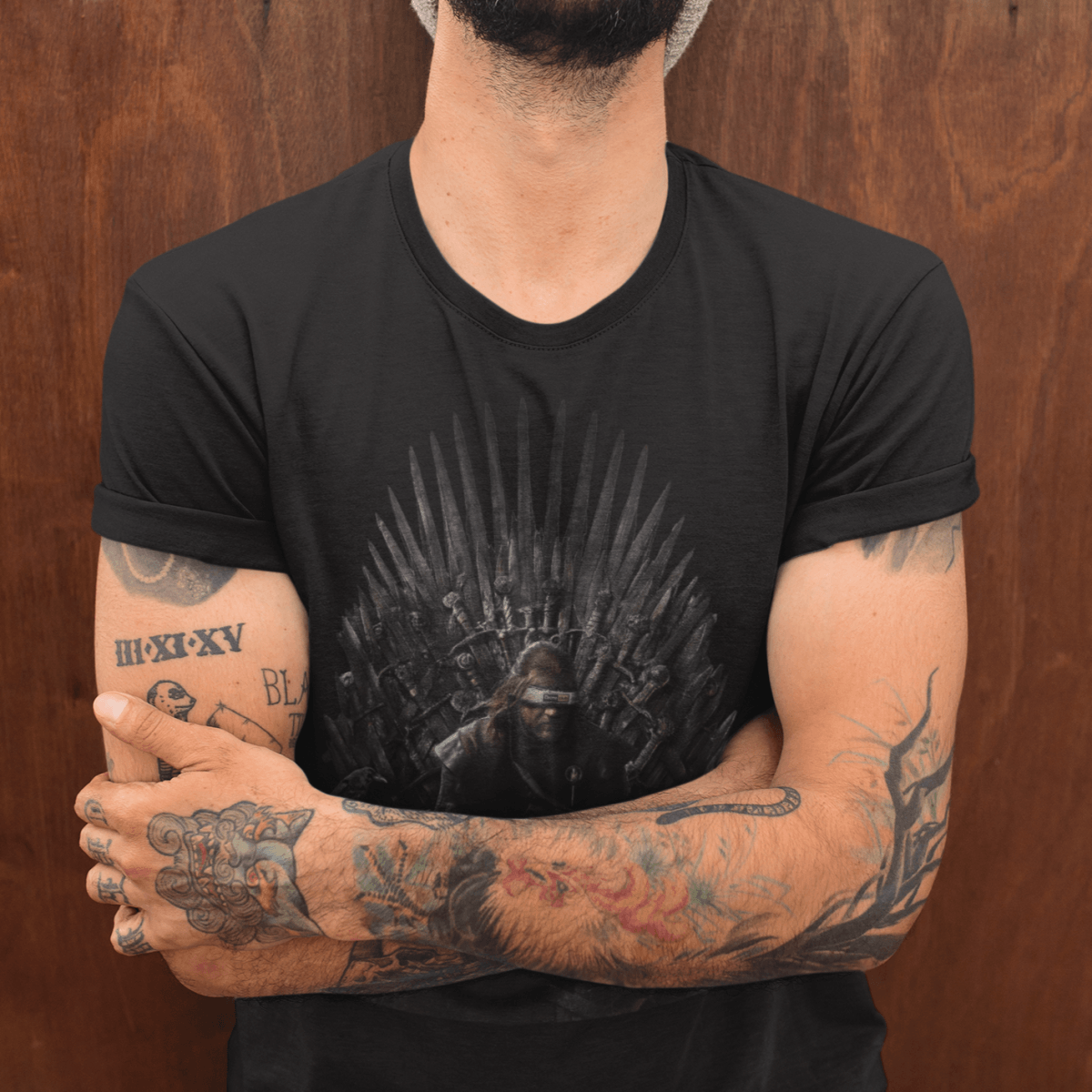  Game of Drones Premium Graphic Heavyweight Tee by WREKD Co.、mySite、merchandisen