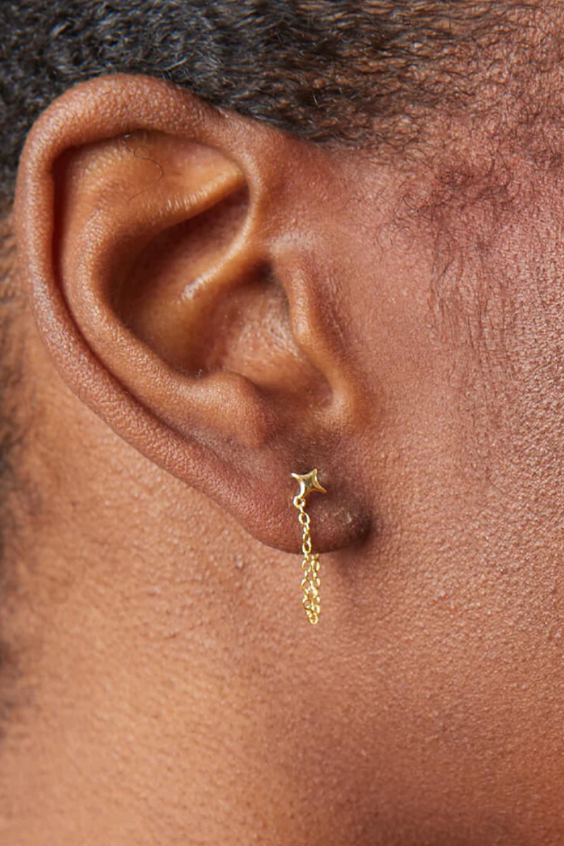 Little Layers Starburst Dangle Chain Earrings、mySite、hinf8tx79