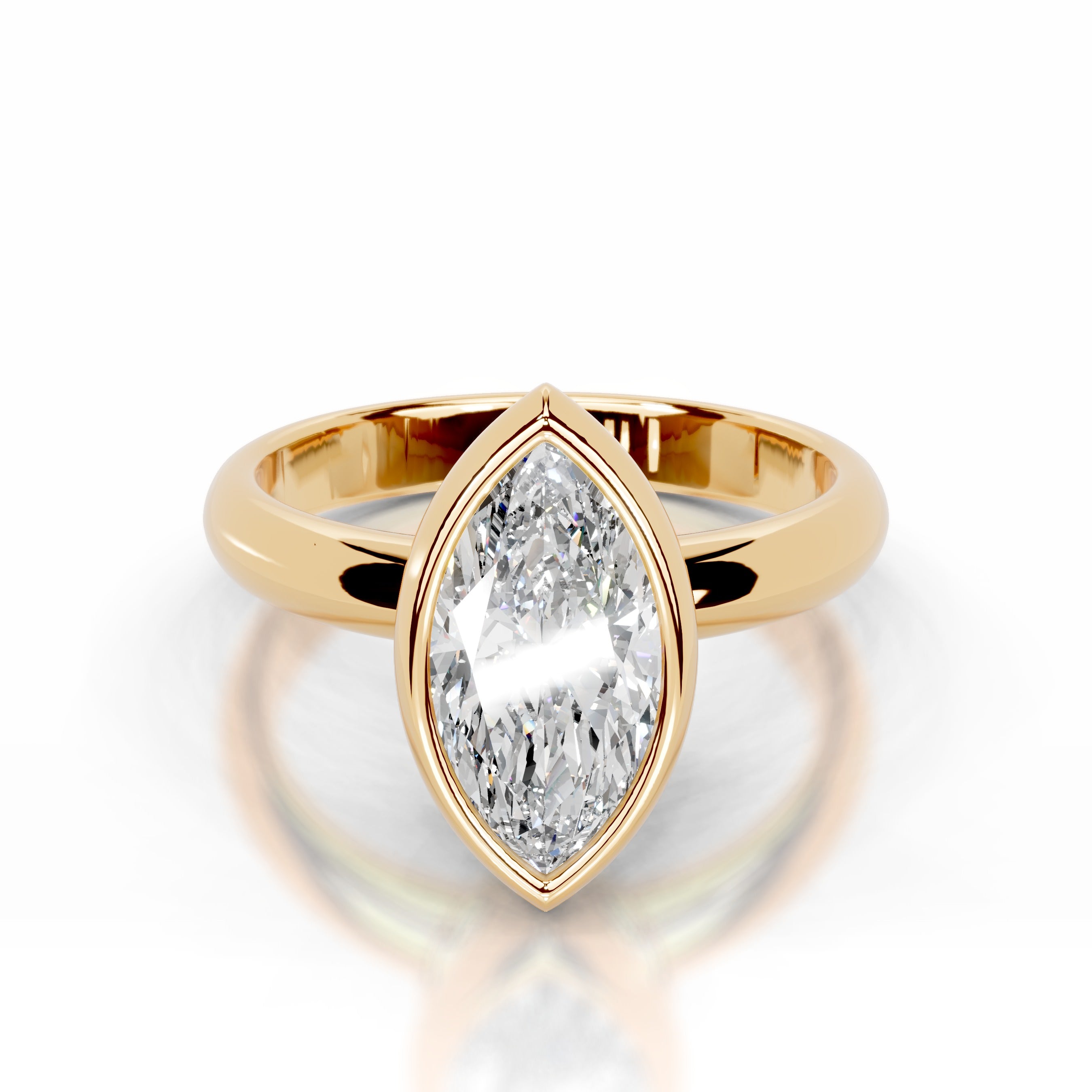 Kaylee Lab Grown Diamond Ring - 18K Yellow Gold、mySite、hinf8tx79