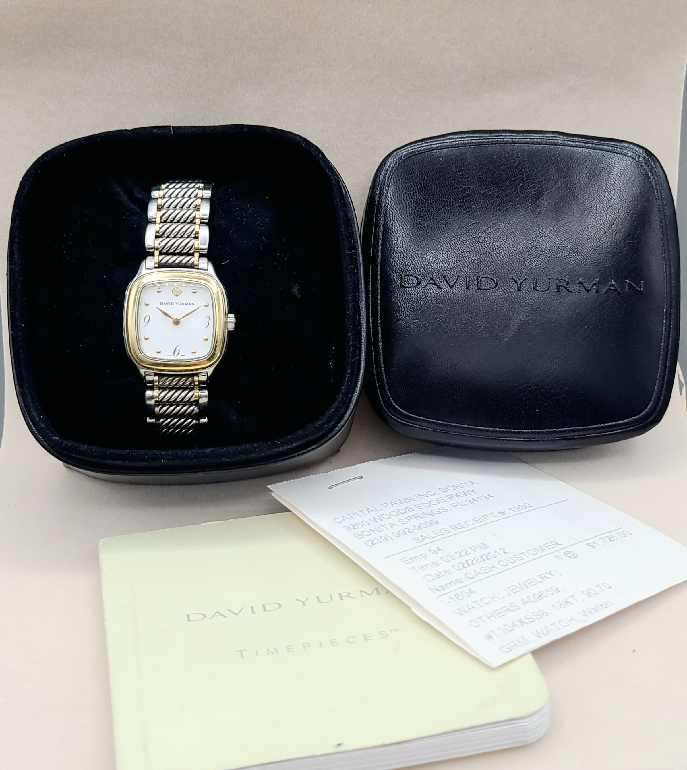 David Yurman Thoroughbred Watch 25mm with Gold、mySite、hinf8tx79