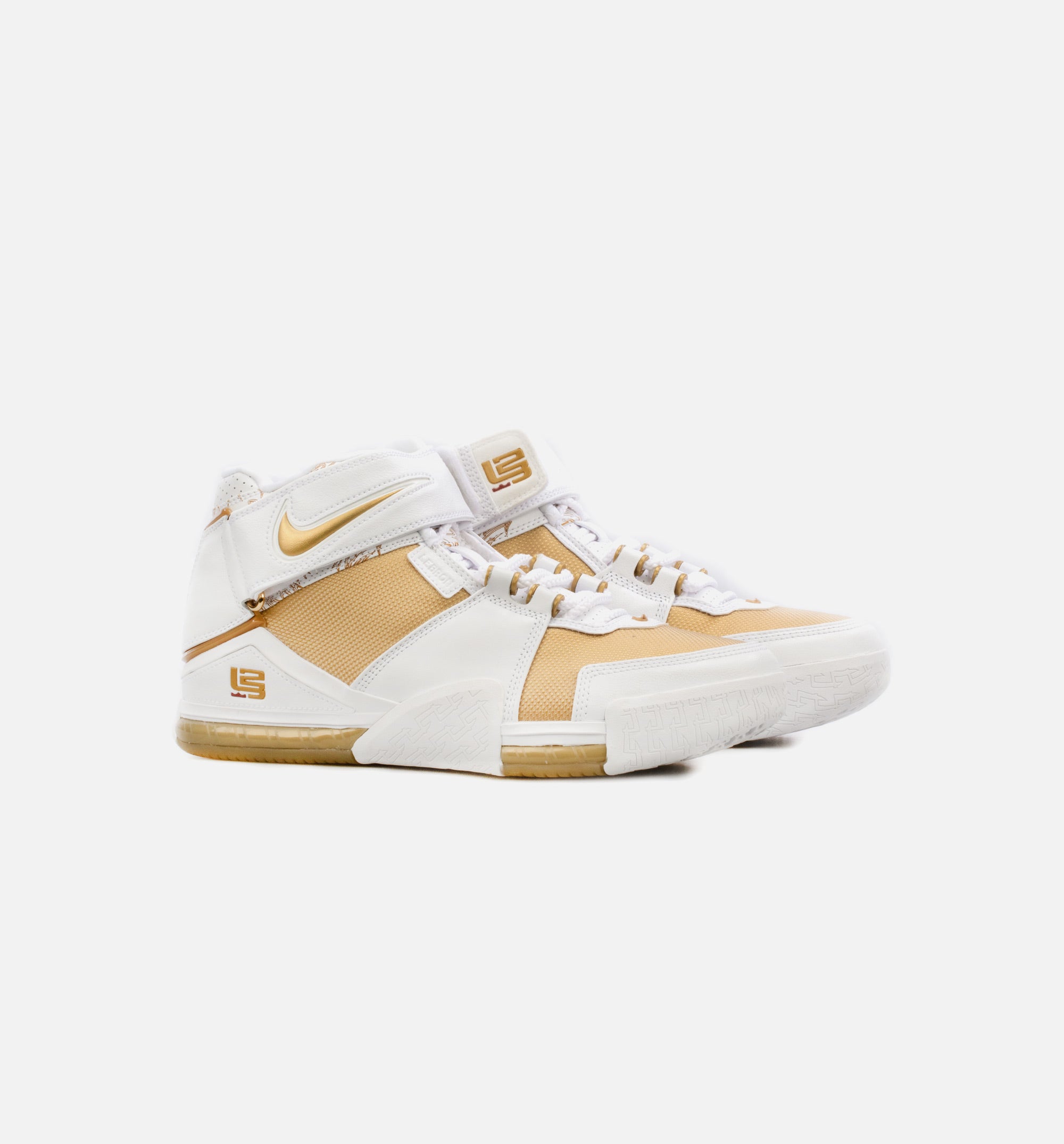 LeBron 2 Maccabi Mens Basketball Shoe - White/Gold、mySite、dreamappss