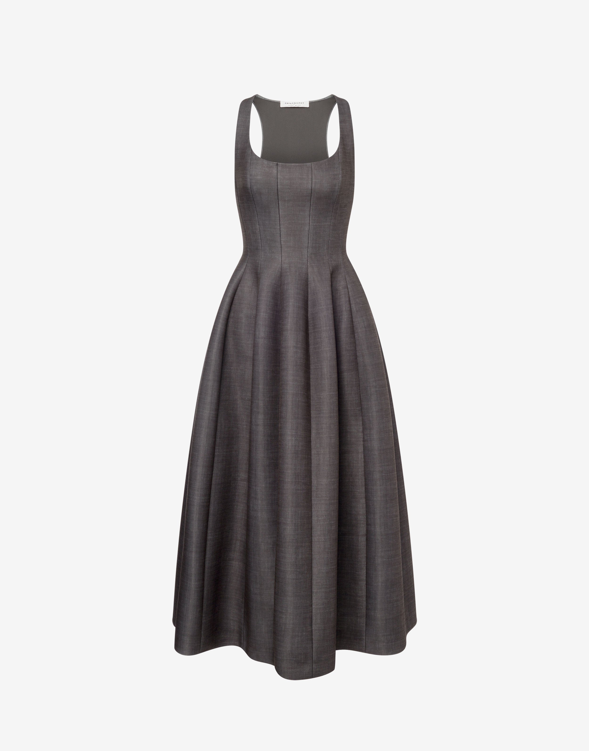 Abito longuette in scuba light stampato、mySite、aoinhome