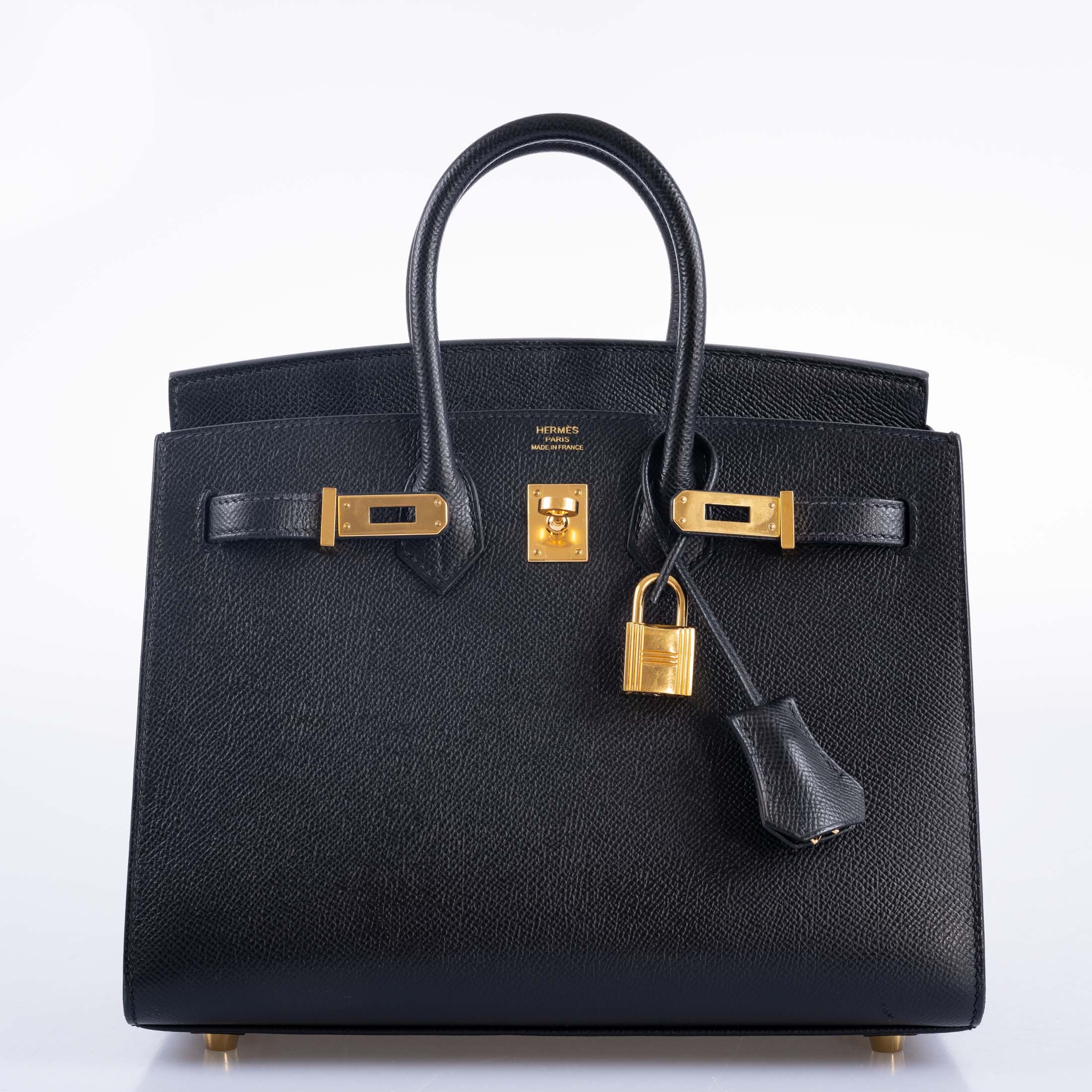 Hermès Birkin 25 Sellier Black Epsom Gold Hardware、mySite、garminoutage.com