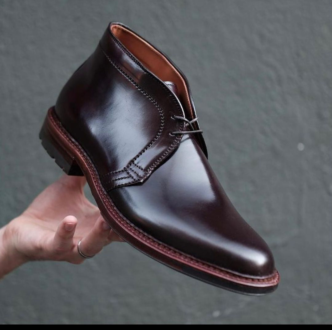  D5706C - Antique Chukka Boot in Color 8 Shell Cordovan、mySite、preschool7hills