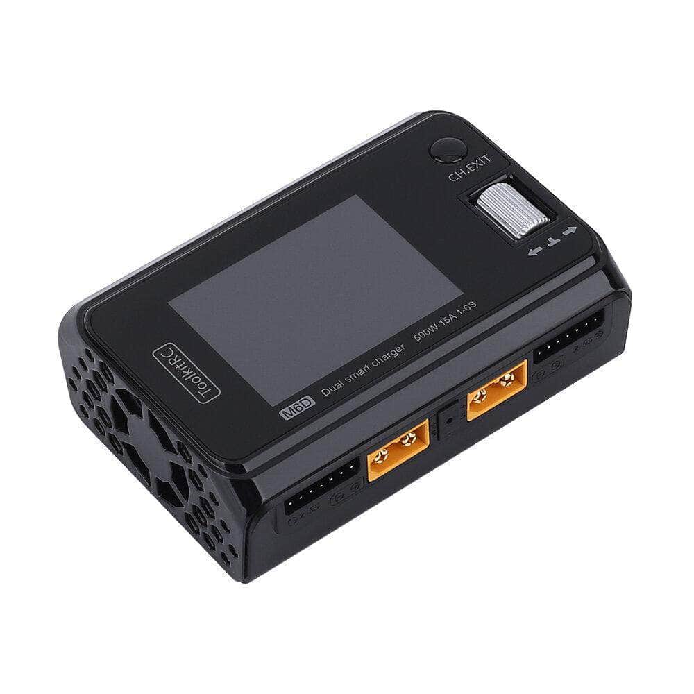  ToolkitRC M6D 500W 15A 1-6S Dual Channel DC Smart Charger、mySite、merchandisen