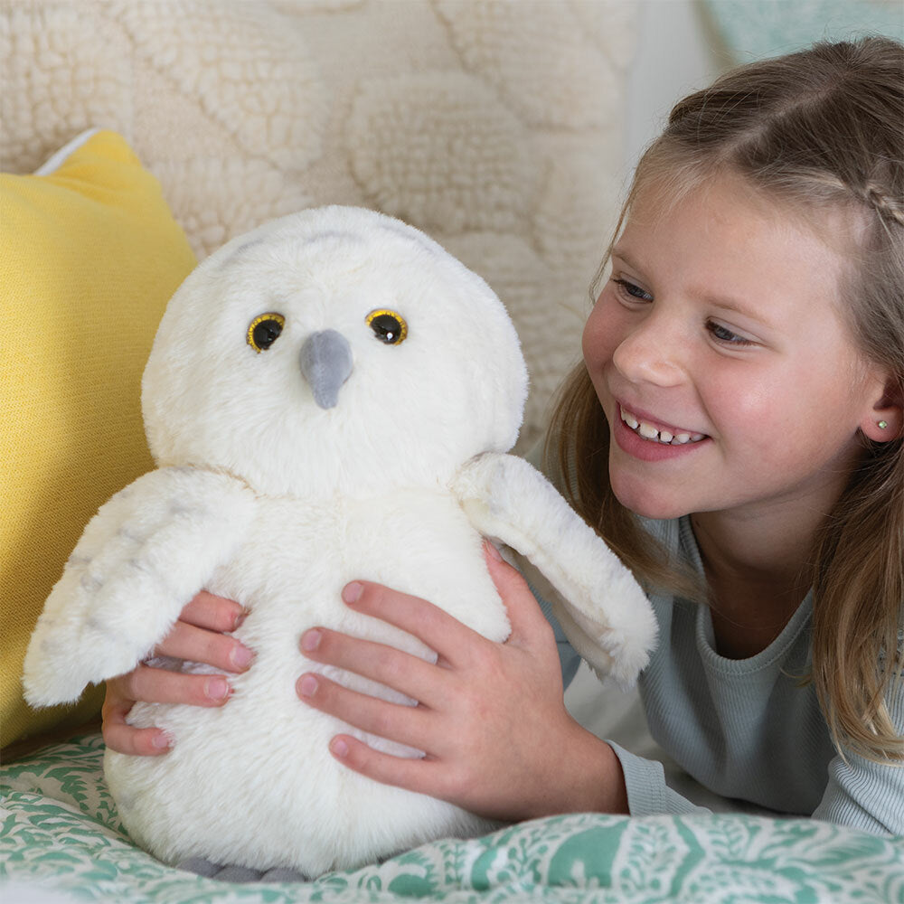 15 In. Cuddle Chunk Snowy Owl、mySite、g9winljtr