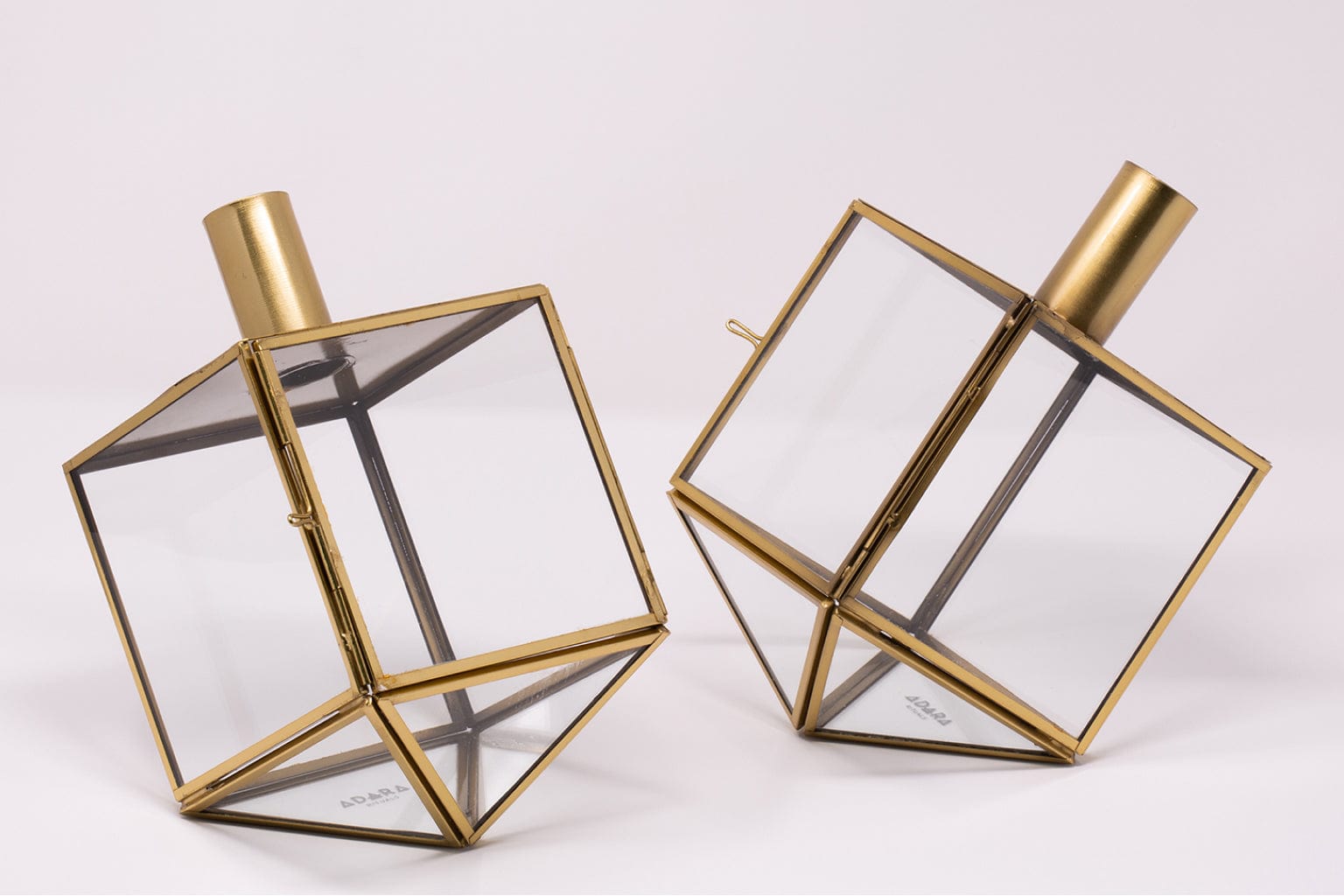 Talia Dreidel Terrarium - Gold、mySite、topwebapps