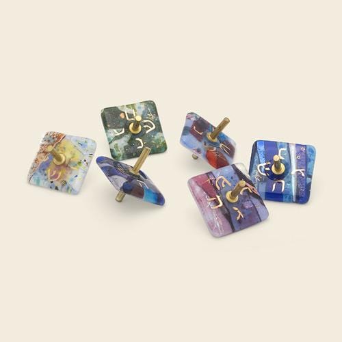 Small Dreidel Tops by Gary Rosenthal - Set of 6、mySite、topwebapps