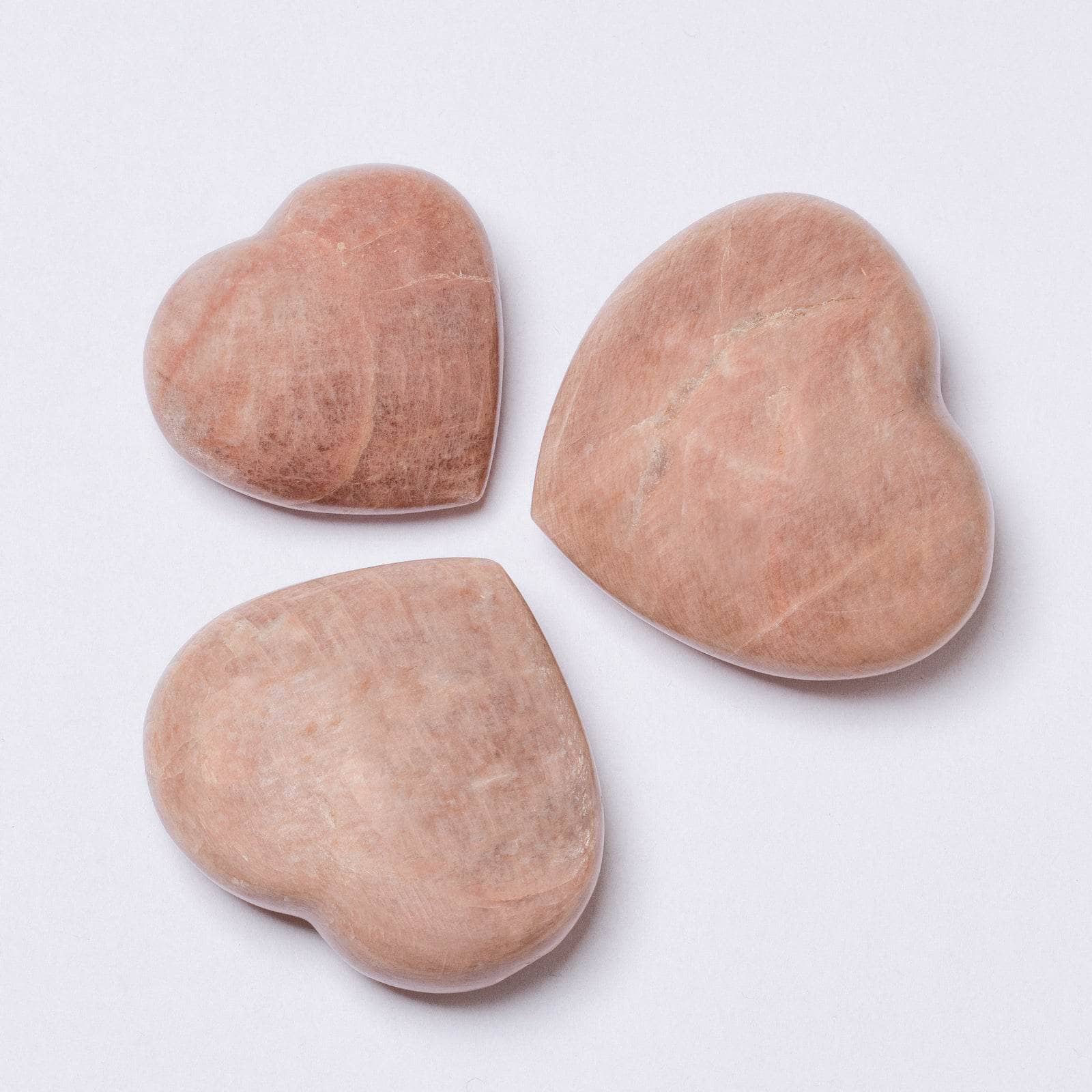 Peach Moonstone Hearts - AAA Premium Quality、mySite、hinf8tx79