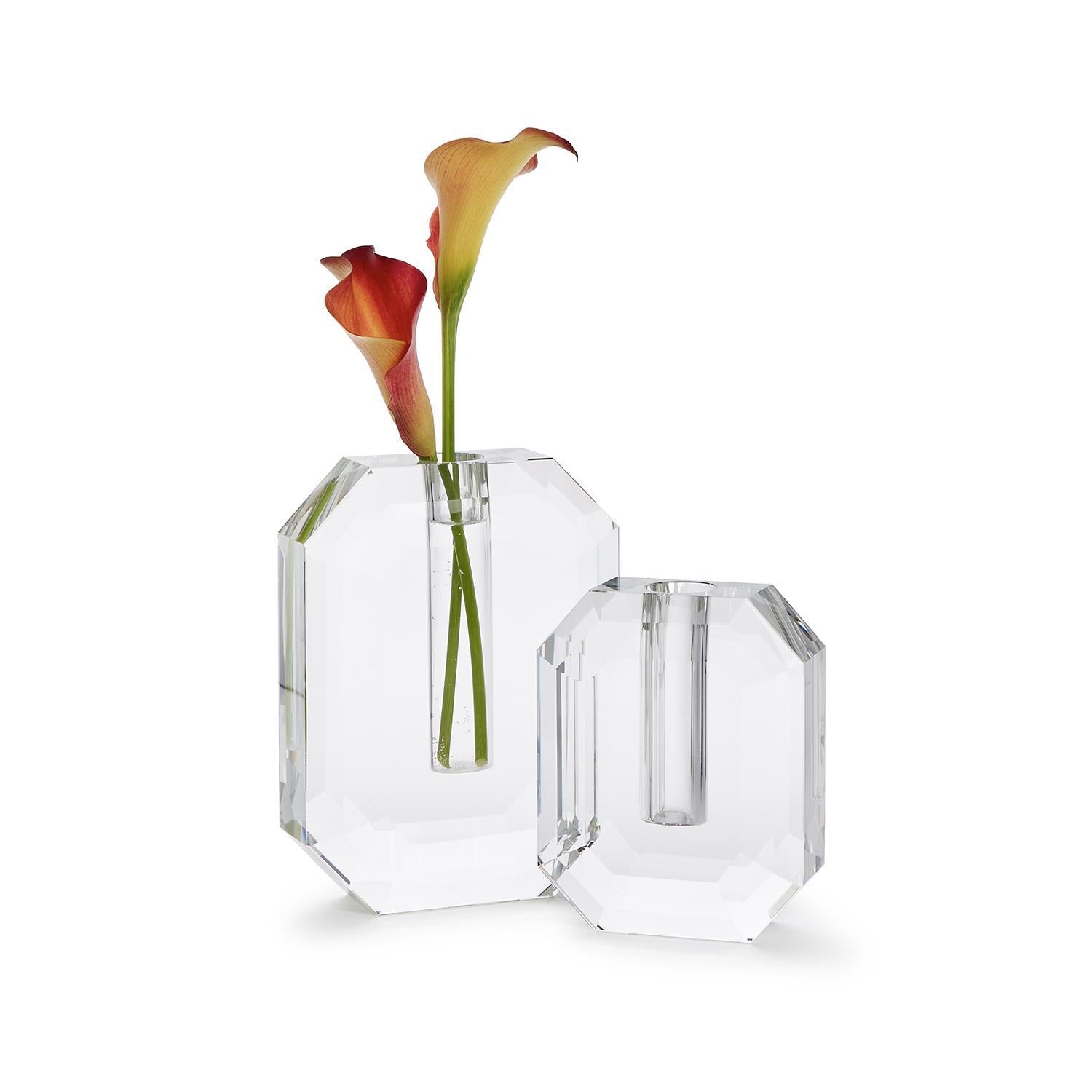  Set of 2 Radiant Crystal Vases、mySite、elrpsem3k
