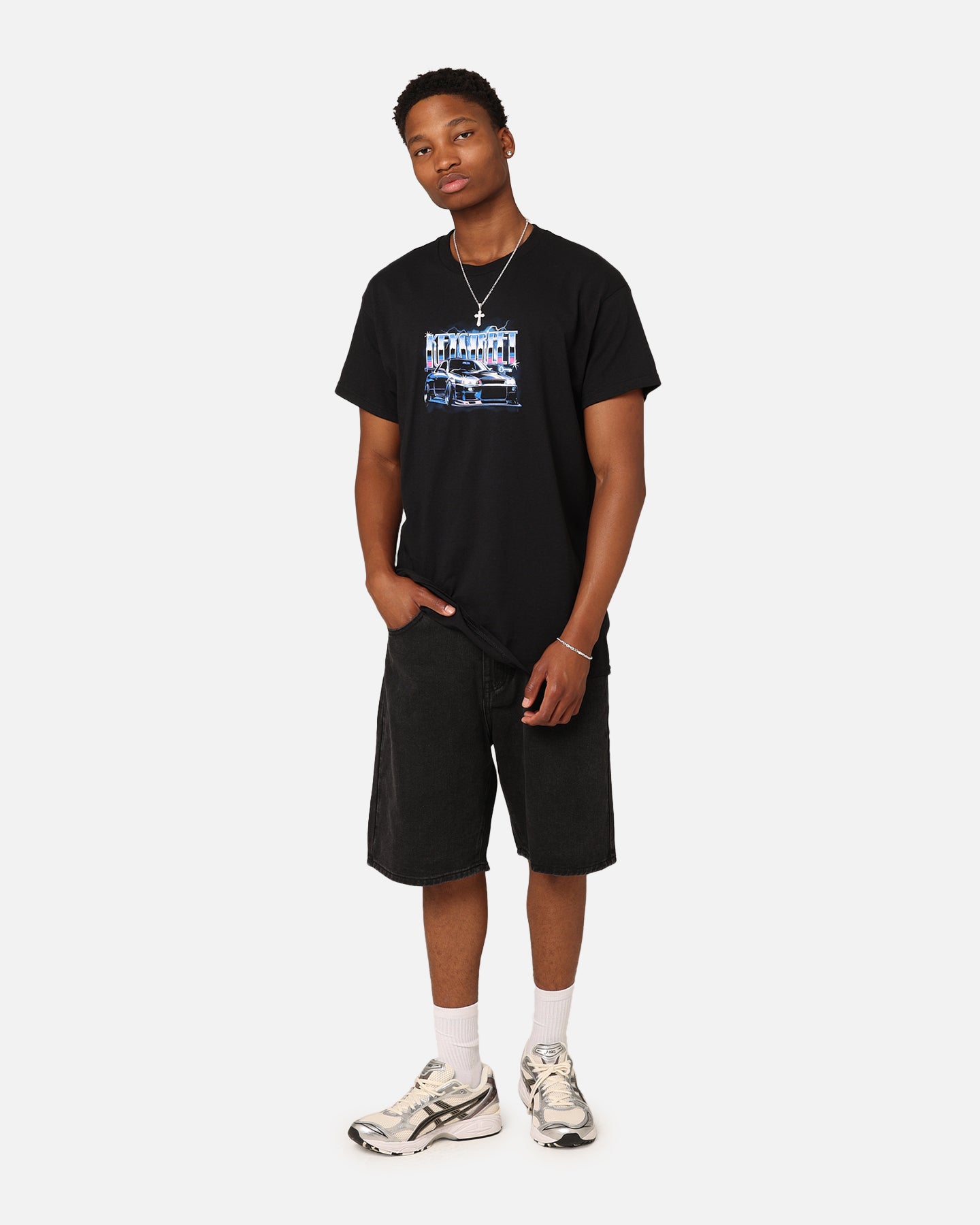 Key Street Air Brushed T-Shirt Black、mySite、zt4zffjzw