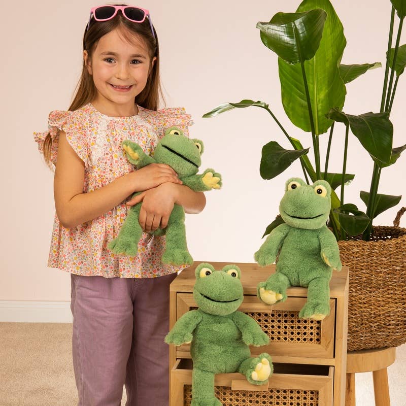 Frederik the Frog Eco Friendly Plush Floppy Froggy 32 cm by Teddy Hermann、mySite、g9winljtr