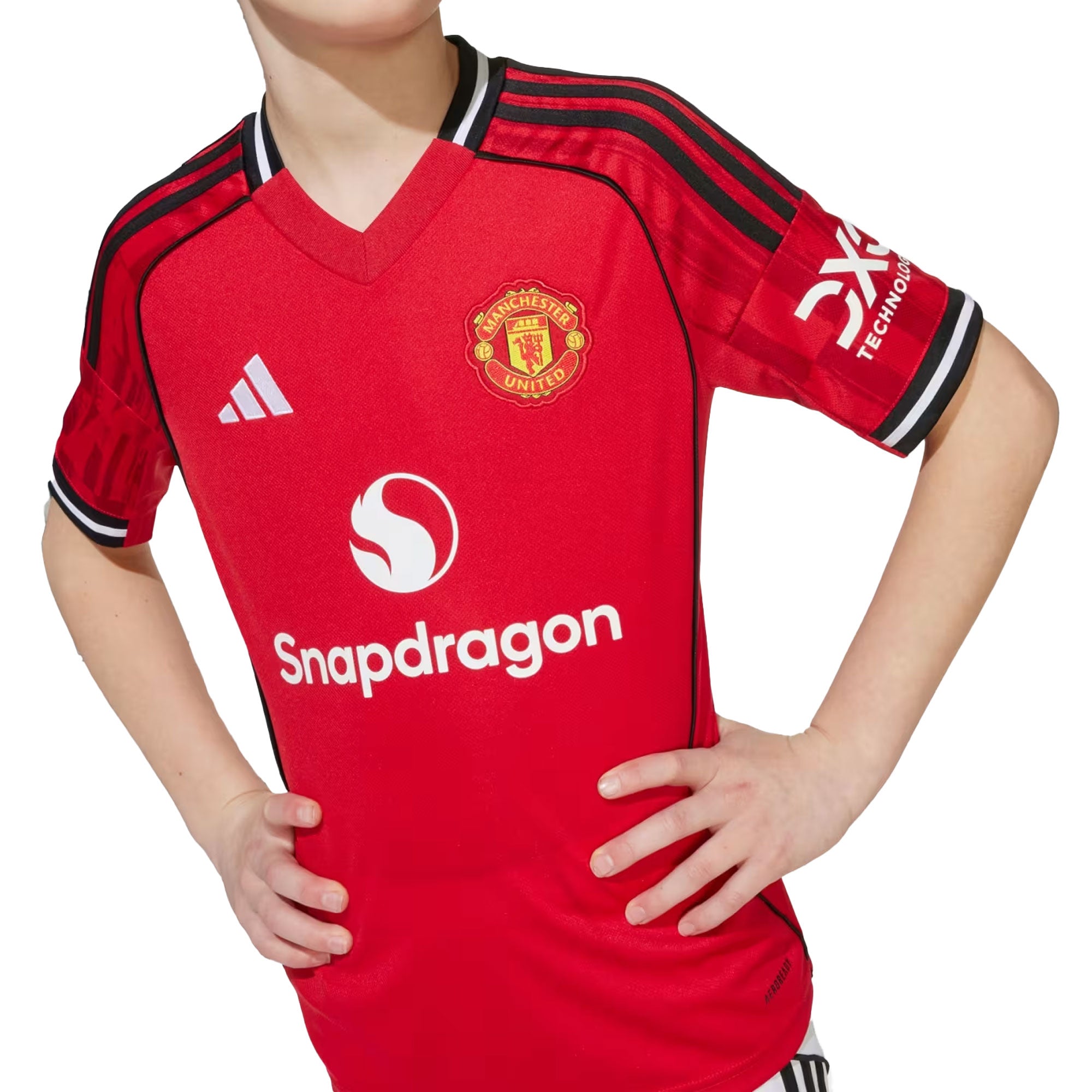 adidas Kids Manchester United 2025/26 Home Jersey Red、mySite、noshort