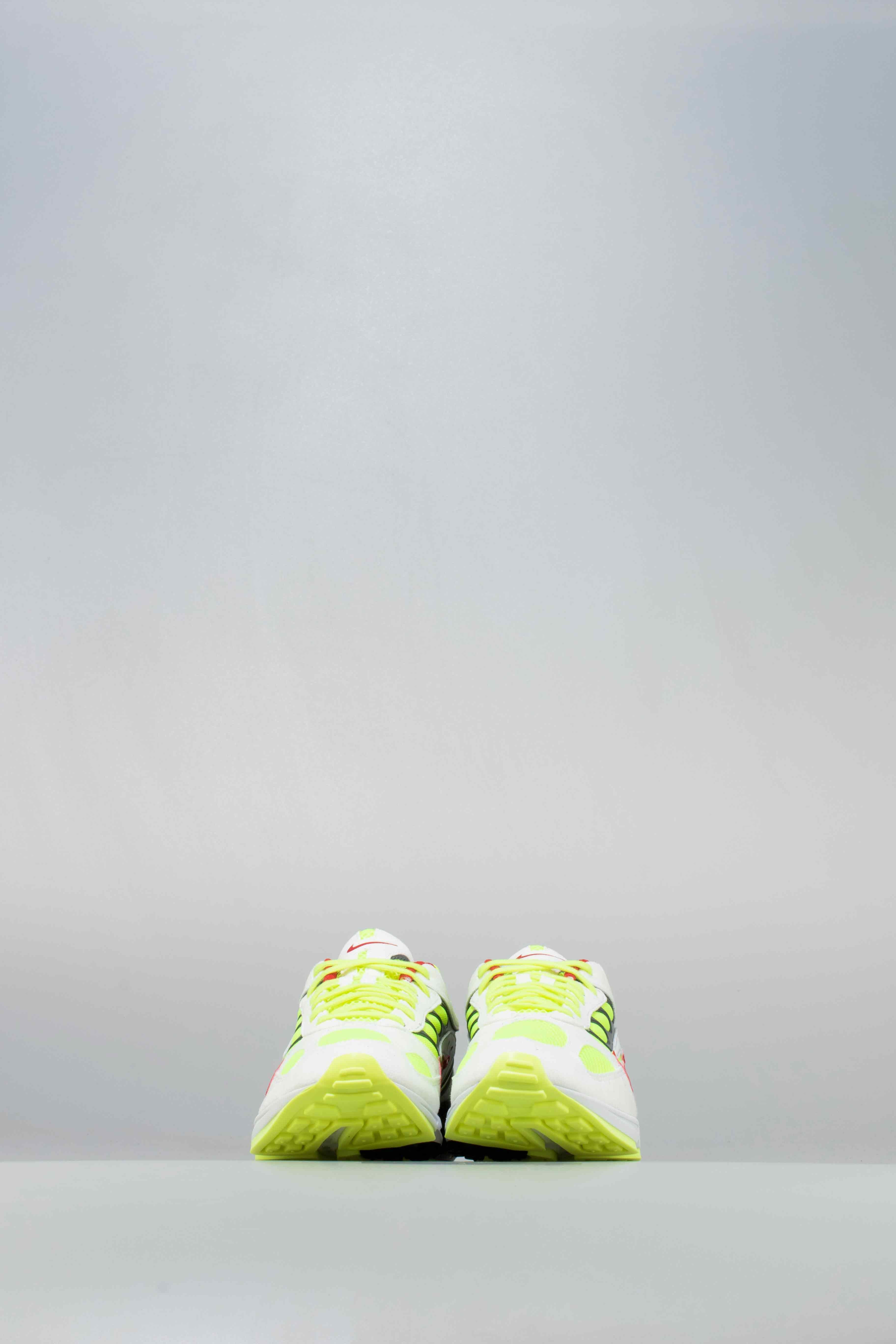 Air Ghost Racer Mens Running Shoe - White/Neon Yellow/Atom Red/Dark Grey、mySite、dreamappss