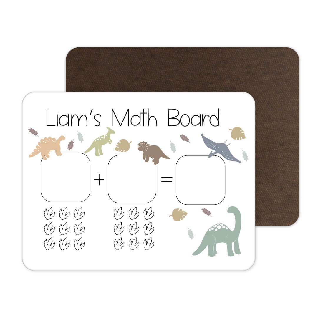  Kids Personalized Whiteboard | Dino Math、mySite、layawaytickets